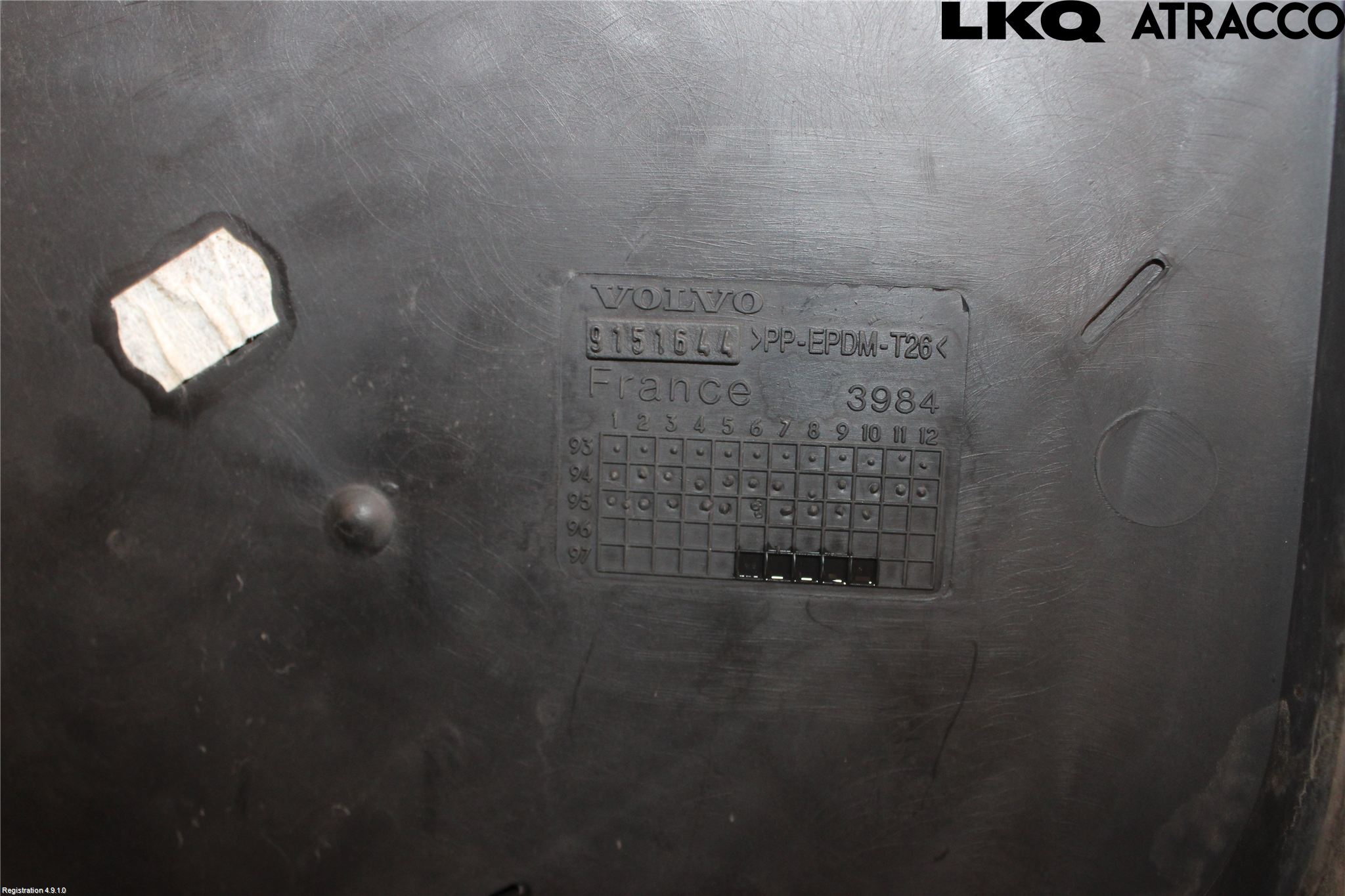 Volvo 850 91-97 Torpedplåt-Torpedplast