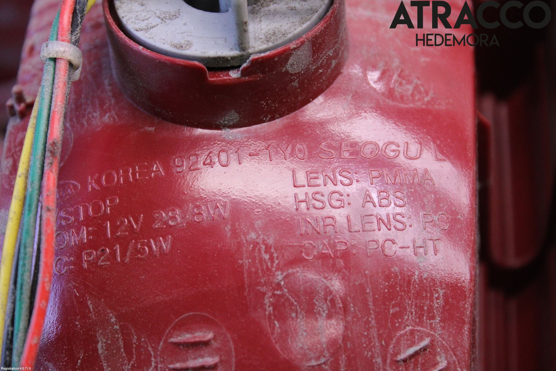 Kia PICANTO 12-17 Bakljus Vänster