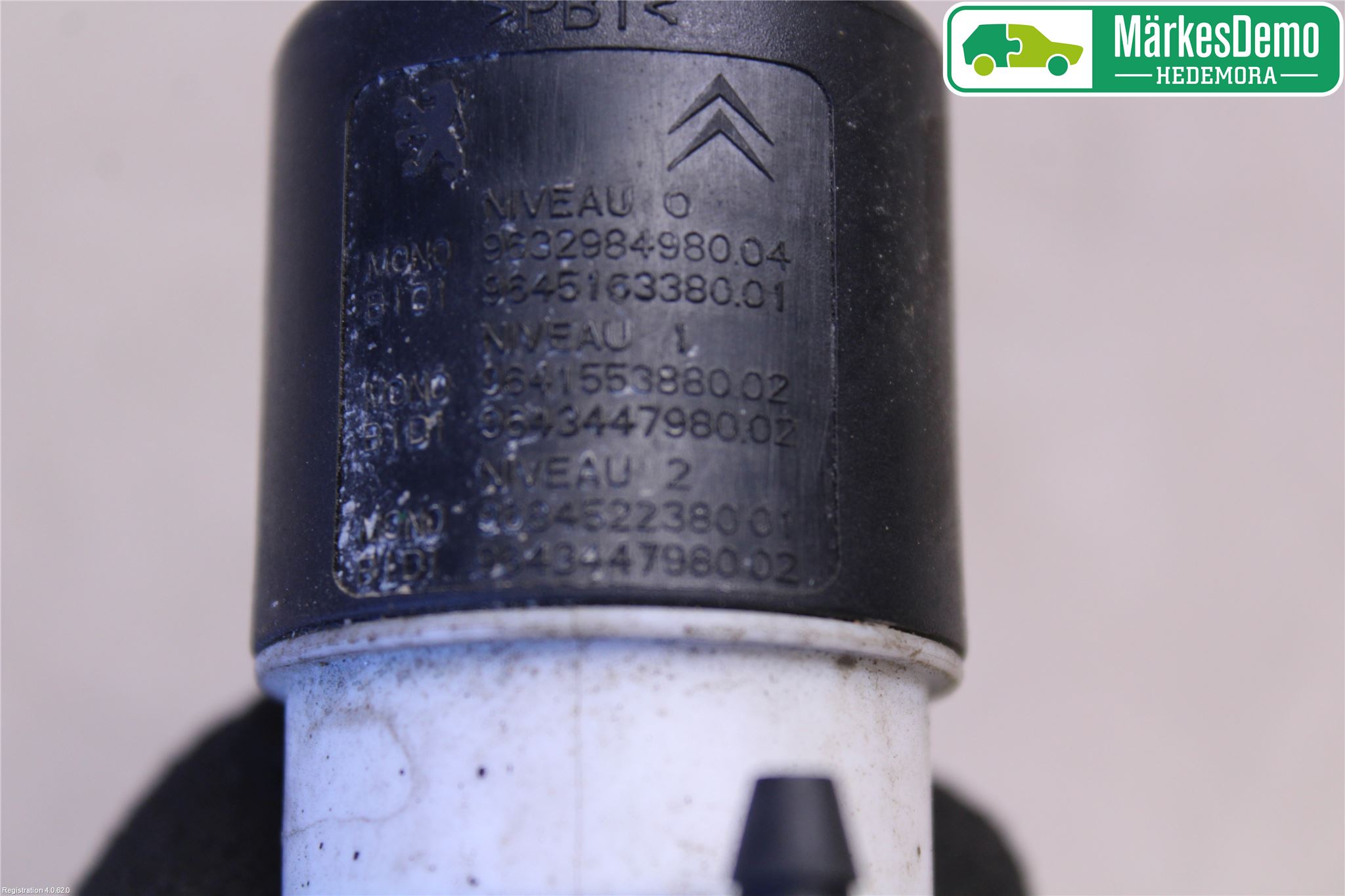 Citroen BERLINGO 08-18 Spolarpump Vindruta