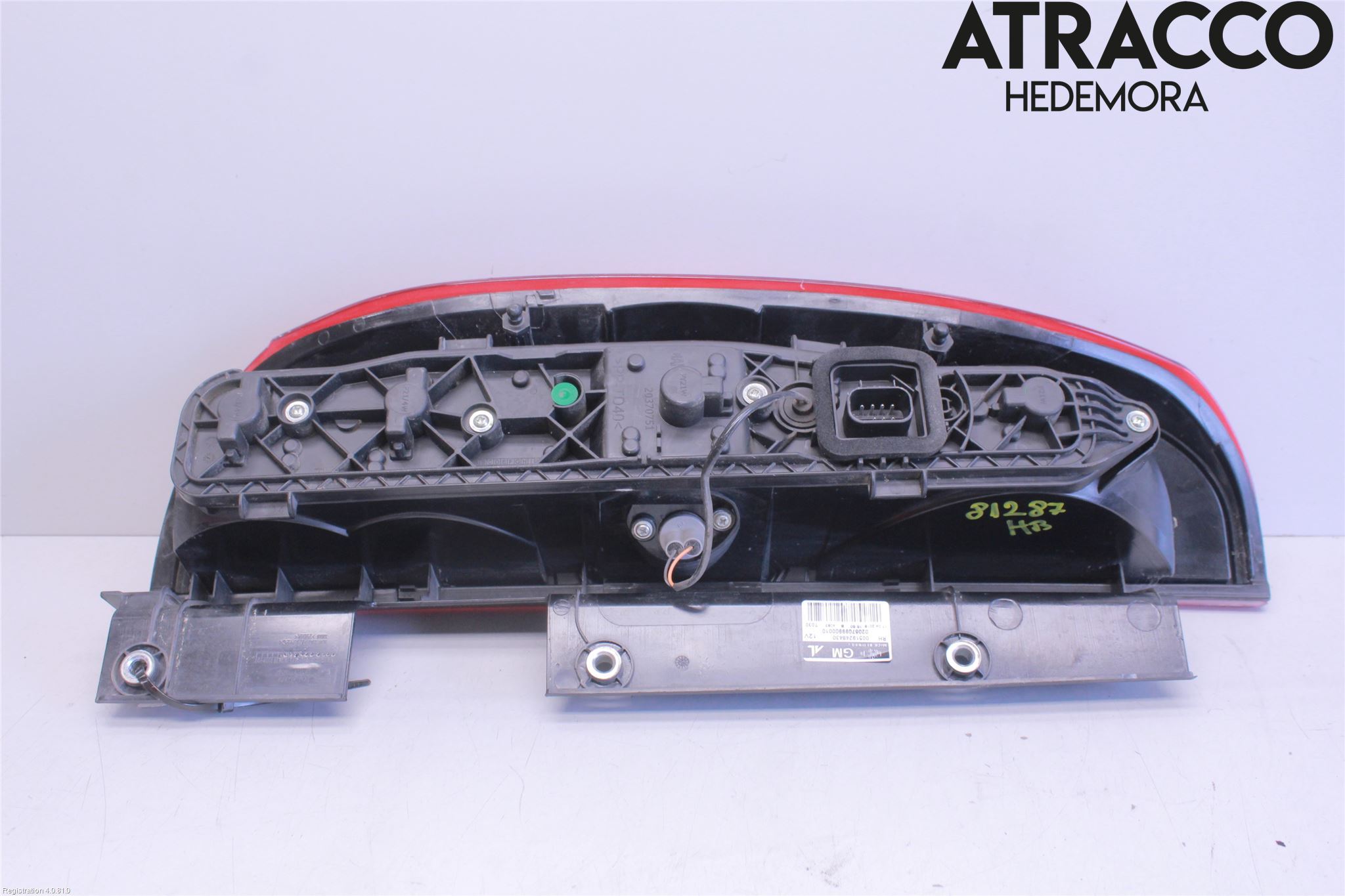 Opel COMBO D 12-18 Bakljus Höger