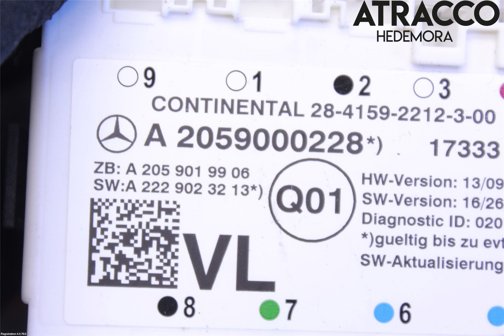 Mercedes-Benz MB C-KLASS (W205) 14-21 Styrenhet Dörr