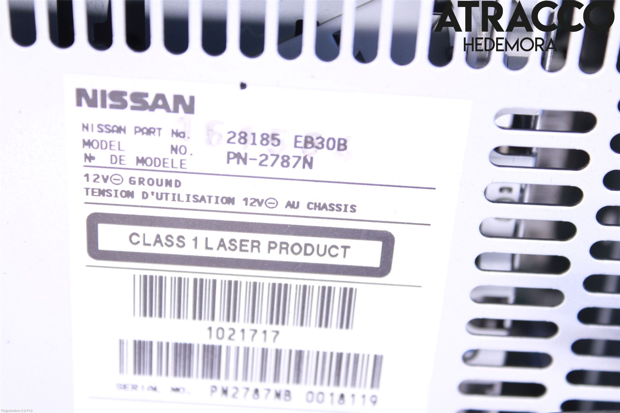 Nissan NAVARA 05-16 Cd Radio - Multimediapanel