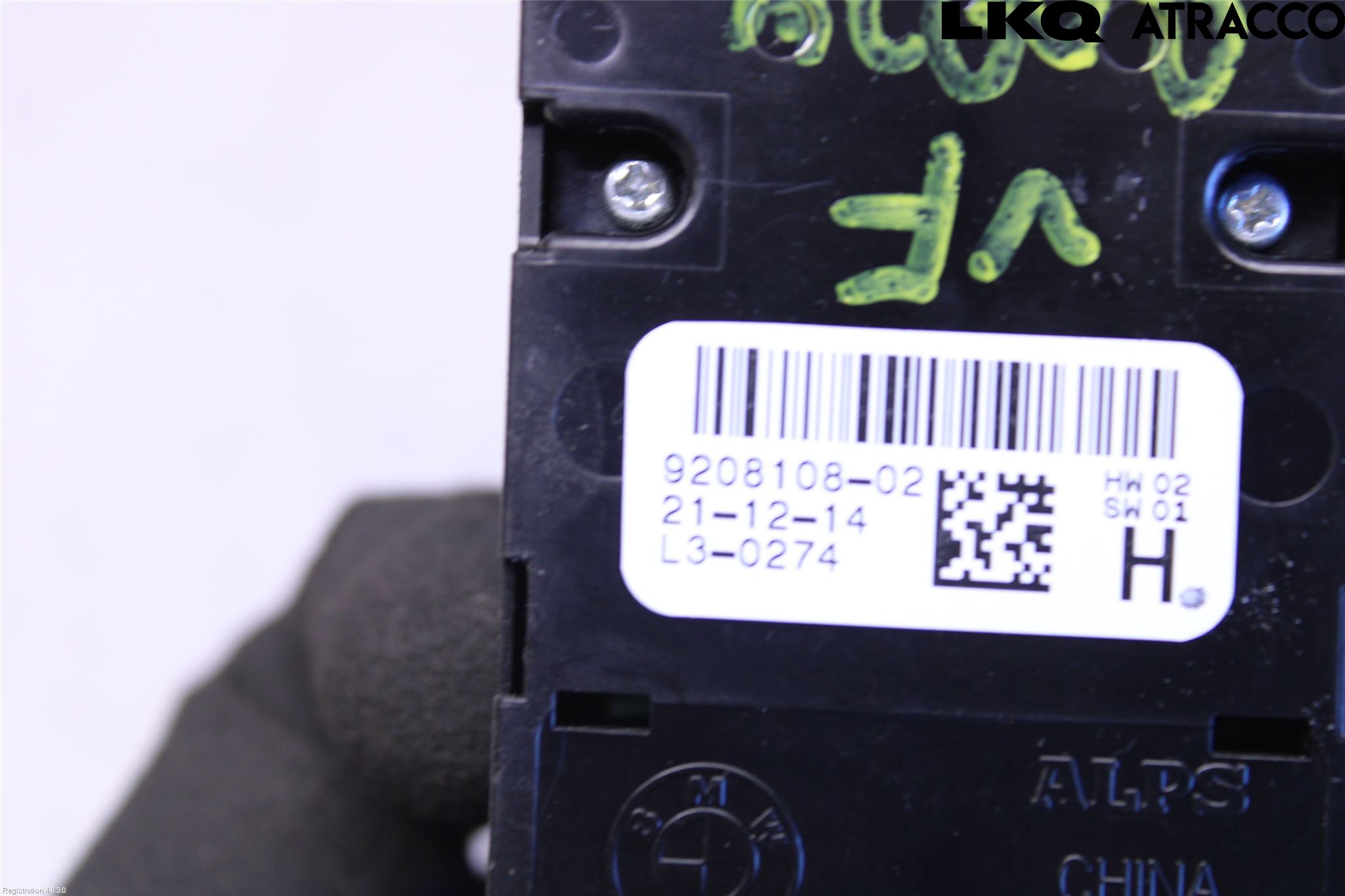 BMW X3 F25 10-17 Strömställare Elhiss