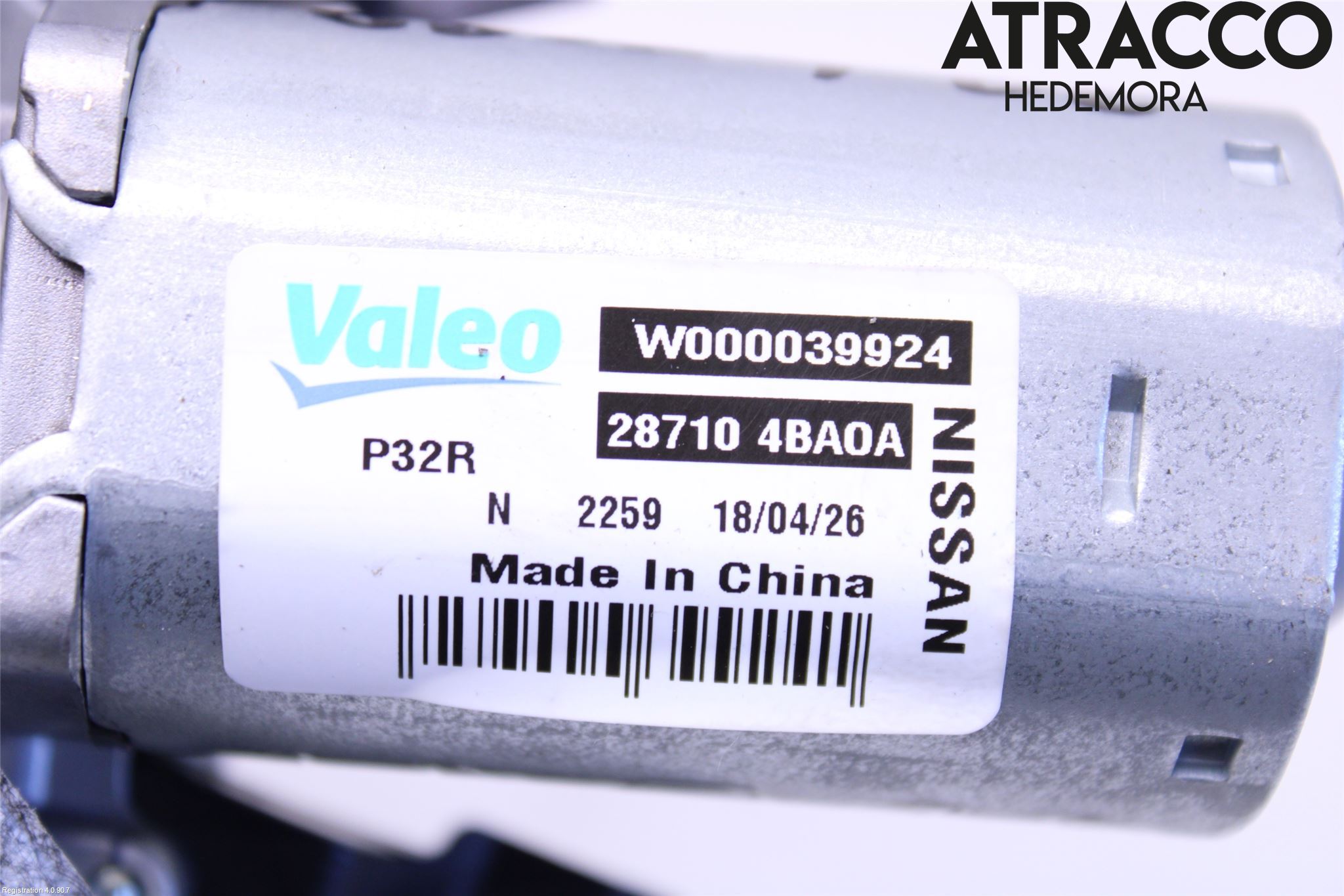 Nissan X-TRAIL 14-21 Torkarmotor Baklucka