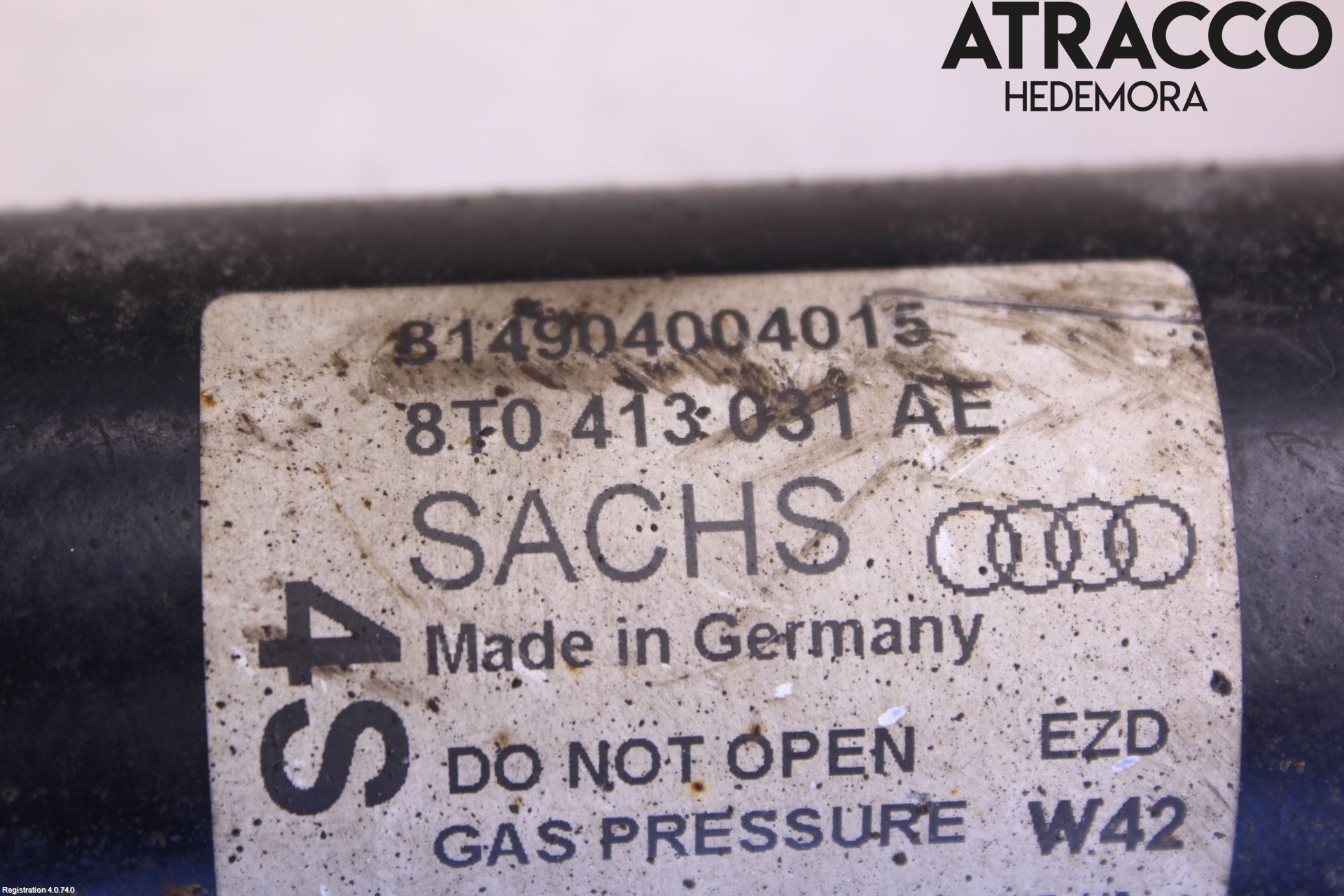 Audi A5 07-16 Fjäderben Fram Höger