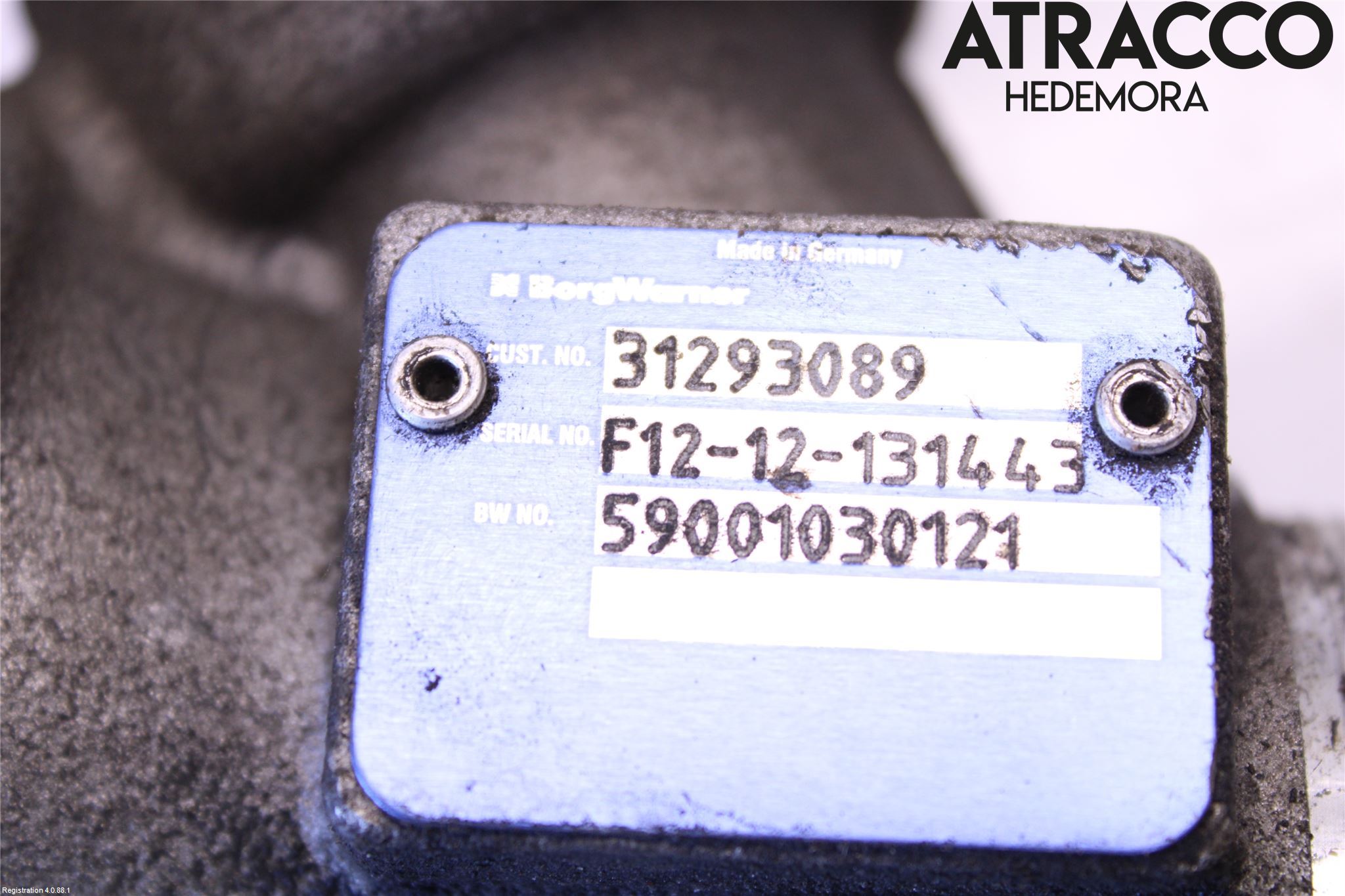 Volvo XC70 08-13 Laddluft-Intercoolerrör