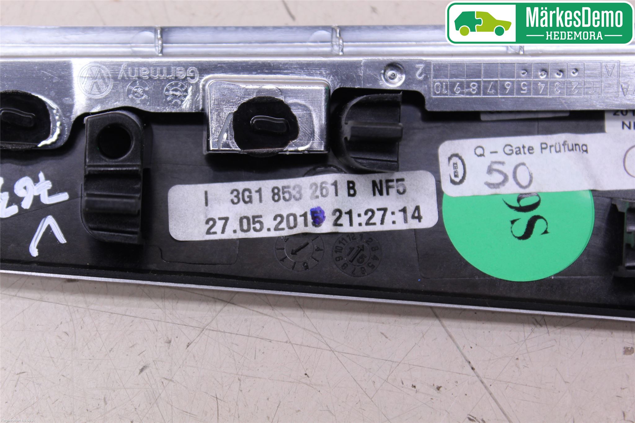 Volkswagen VW PASSAT 15-19 Instrumentbräda Inlägg-Dekorlist