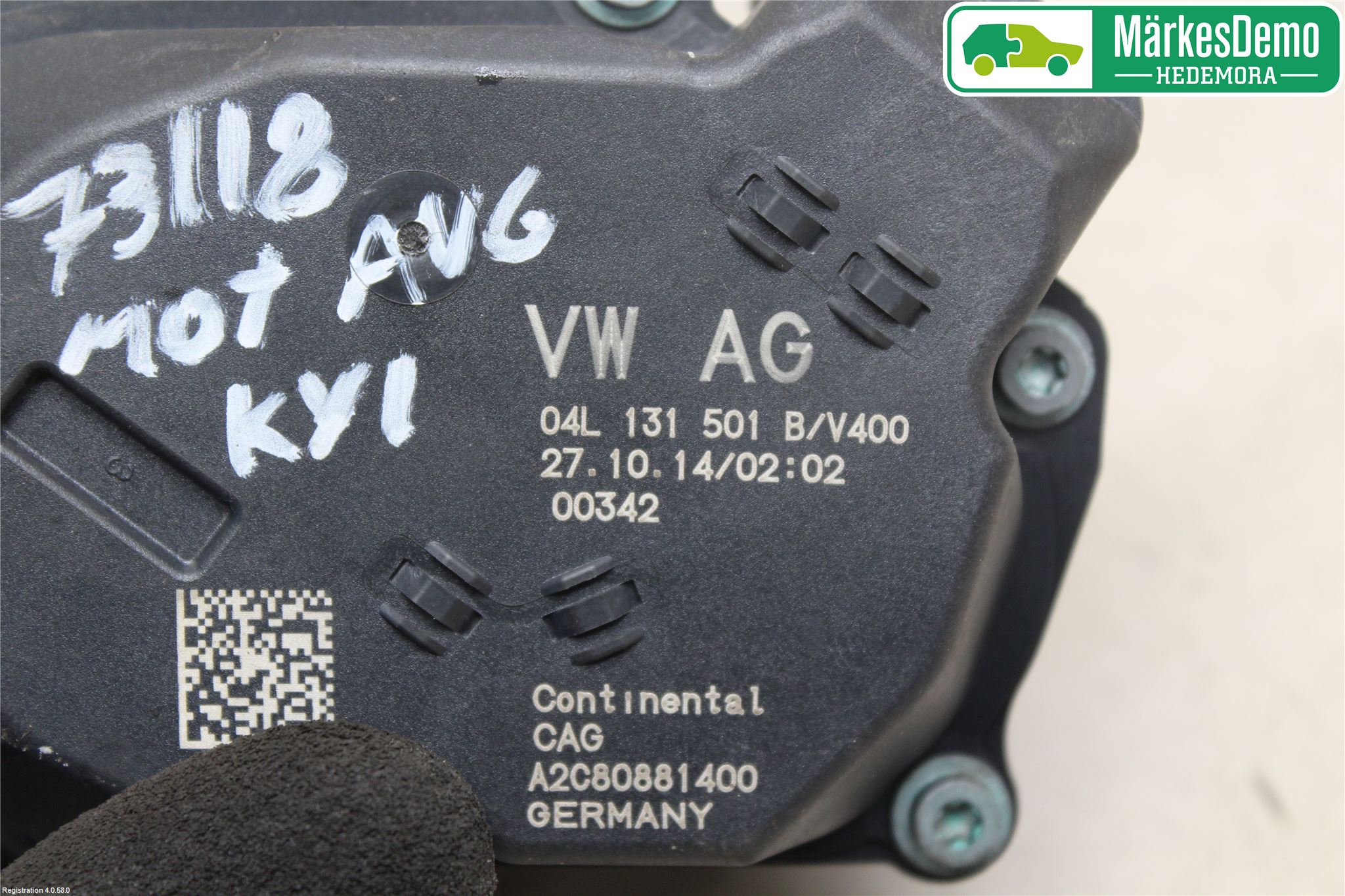 Audi A6/S6 4G 11-18 Avgasspjäll