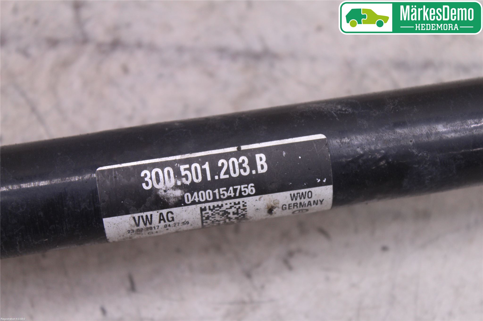 Volkswagen VW TIGUAN 16-24 Drivaxel Bak Vänster