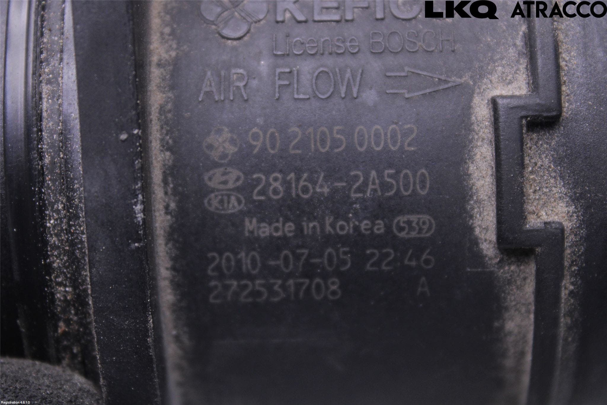 Hyundai ix20 Injluftmassamätare