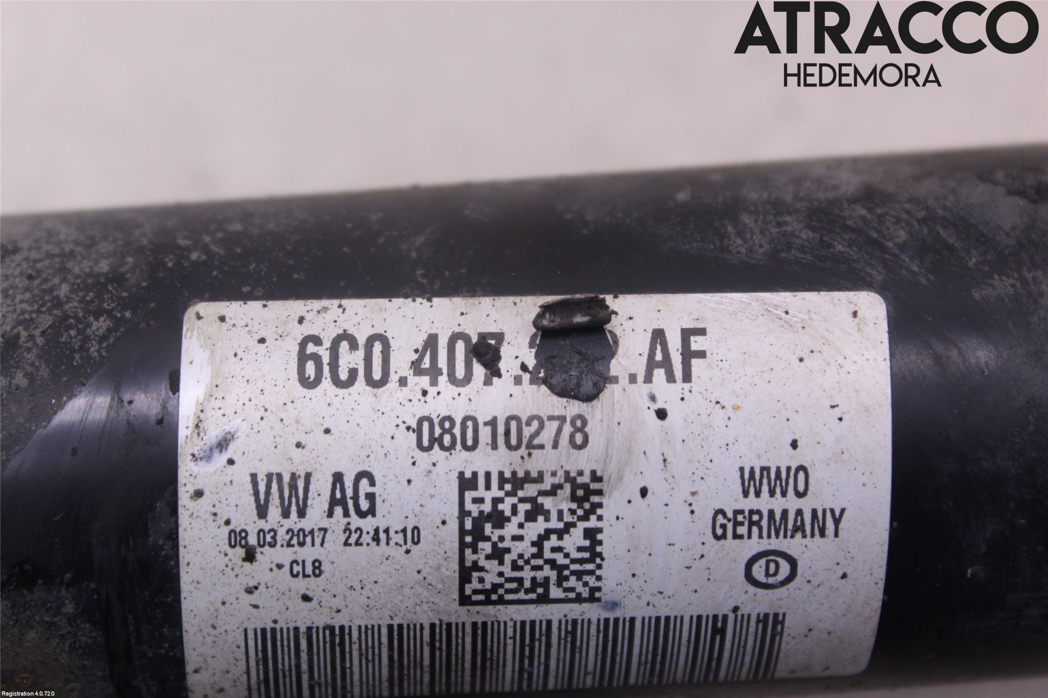 Volkswagen VW POLO 10-17 Drivaxel Fram Höger