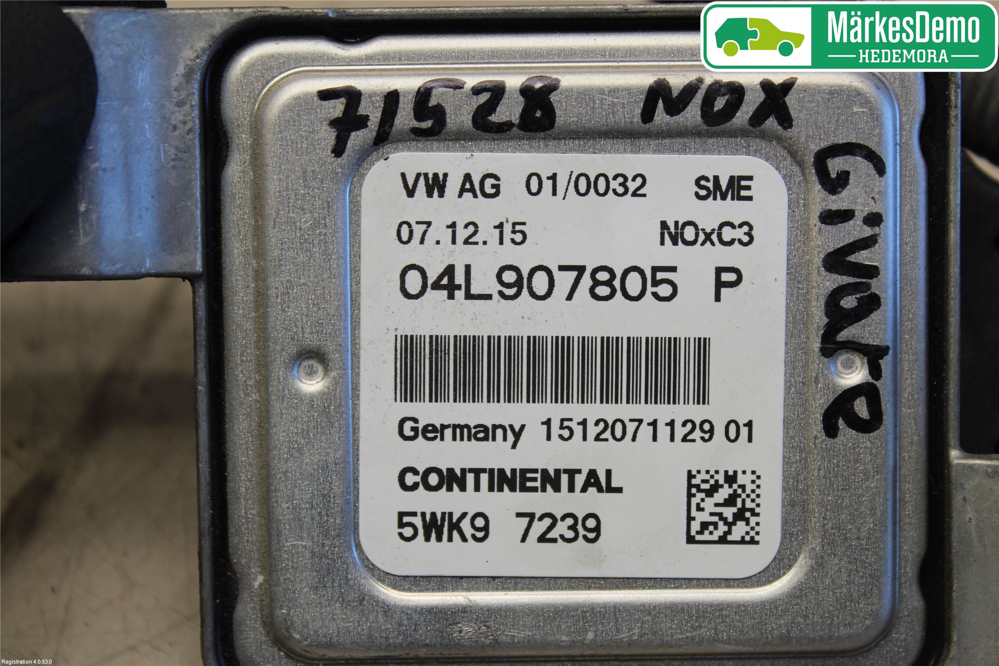 Volkswagen VW CADDY 16-20 Injlambdasond
