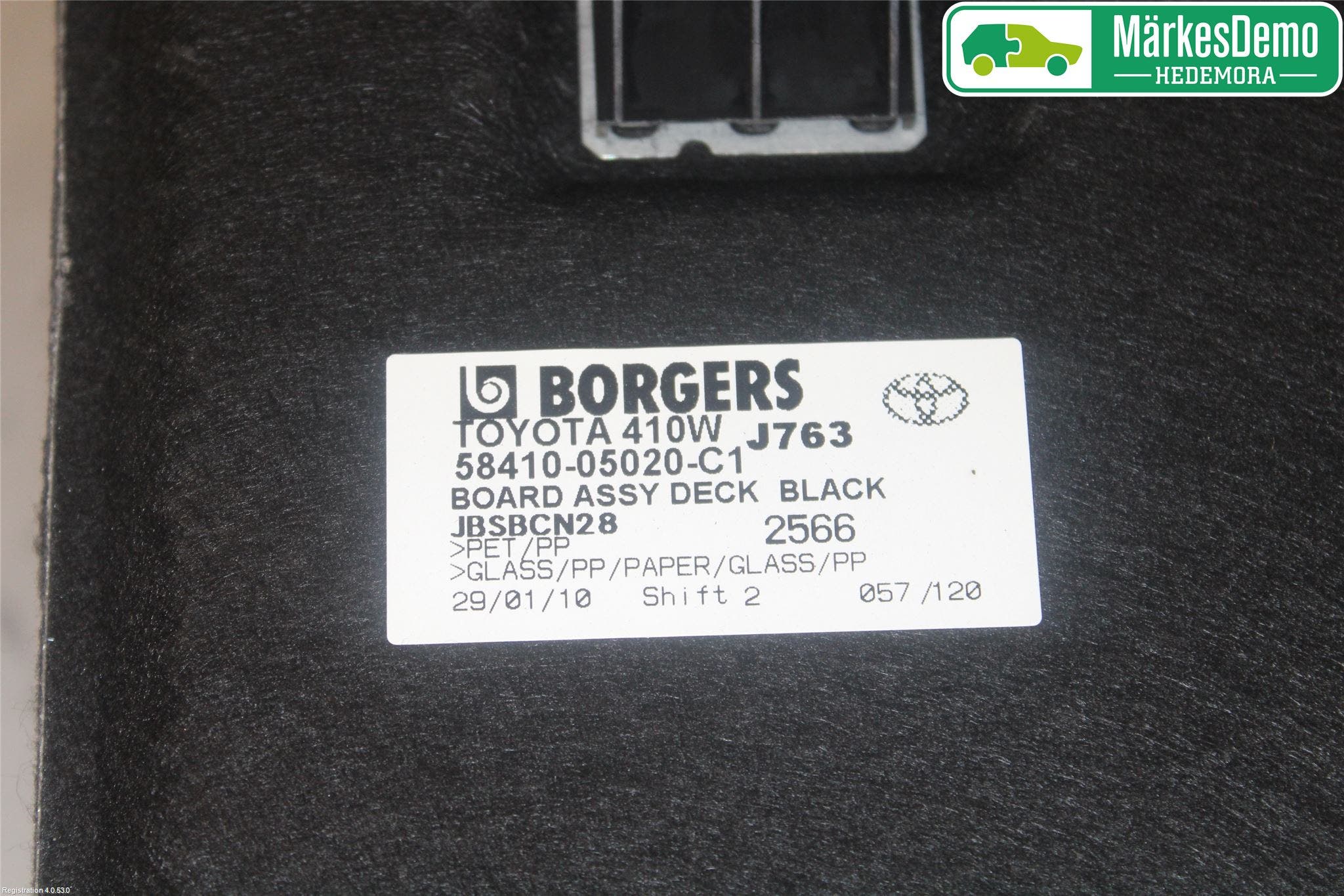 Toyota AVENSIS 09-15 Bagage Golv