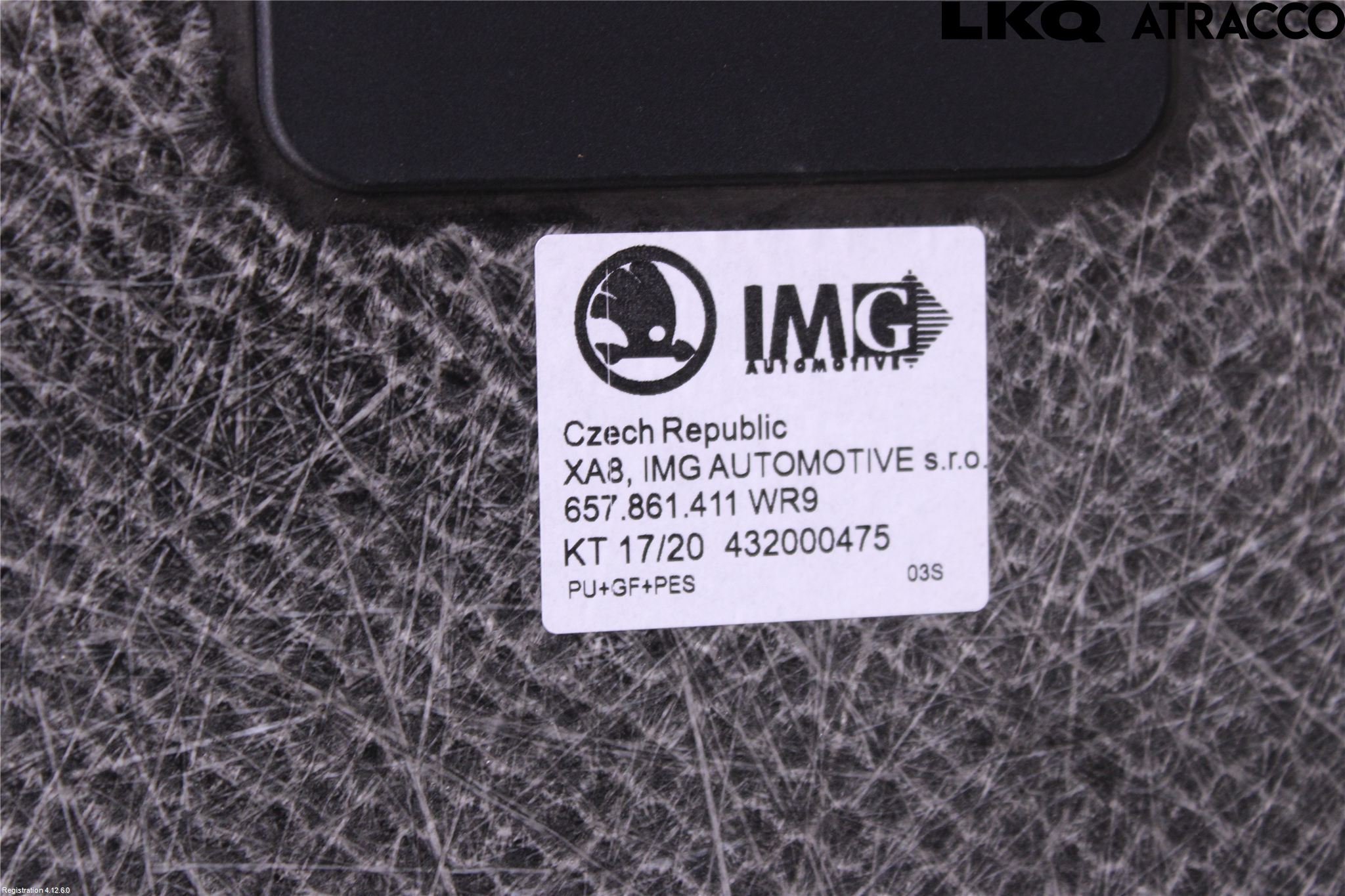 Skoda SCALA 19- Bagage Golv