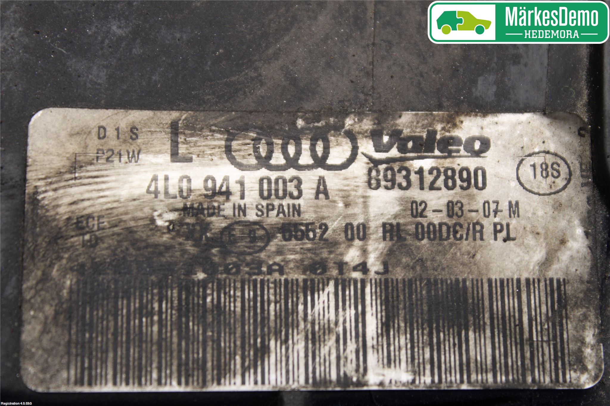 Audi Q7/SQ7 Strålkastare Vänster