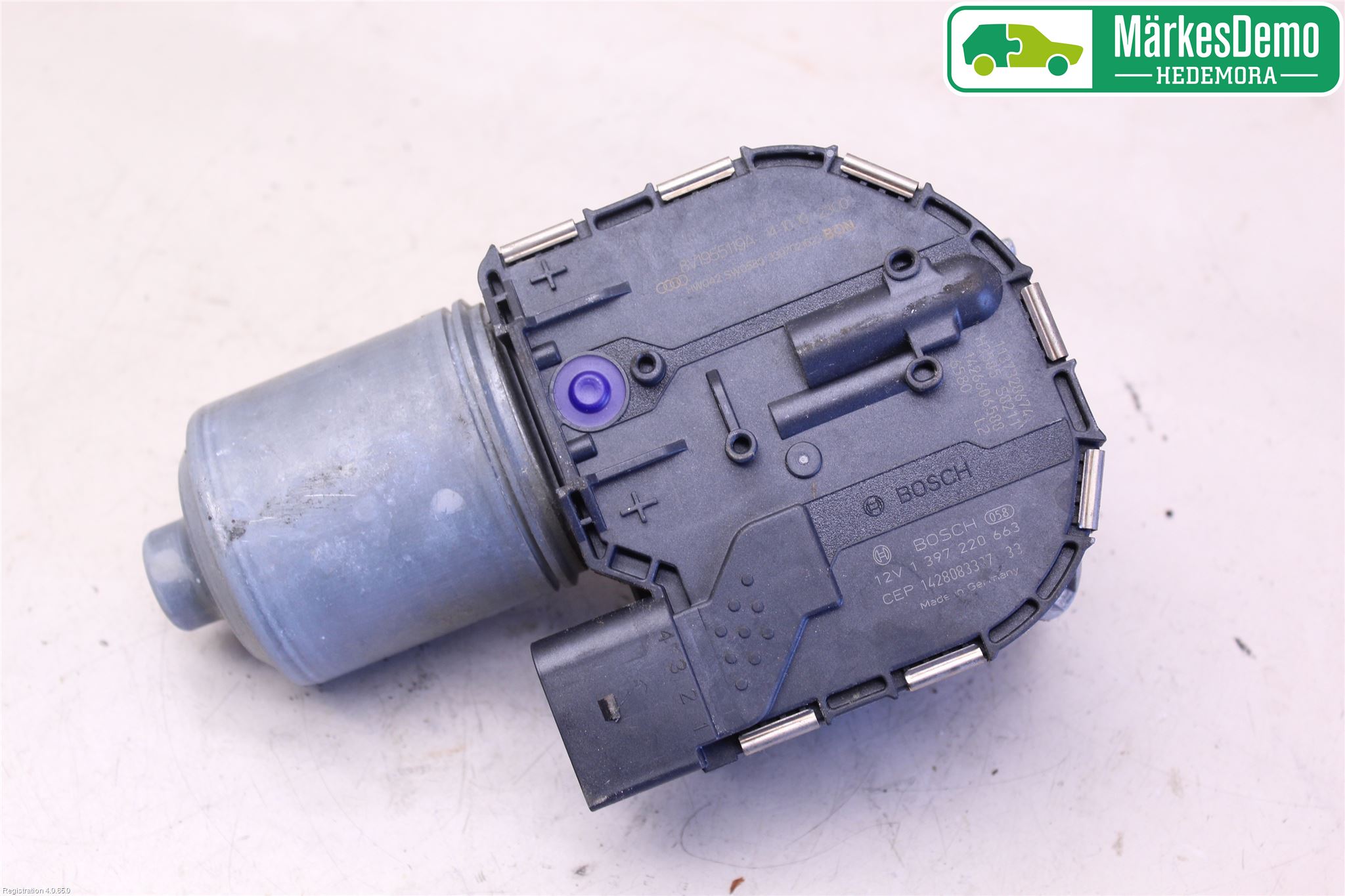Audi A3/S3 8V 13-20 Torkarmotor Vindruta