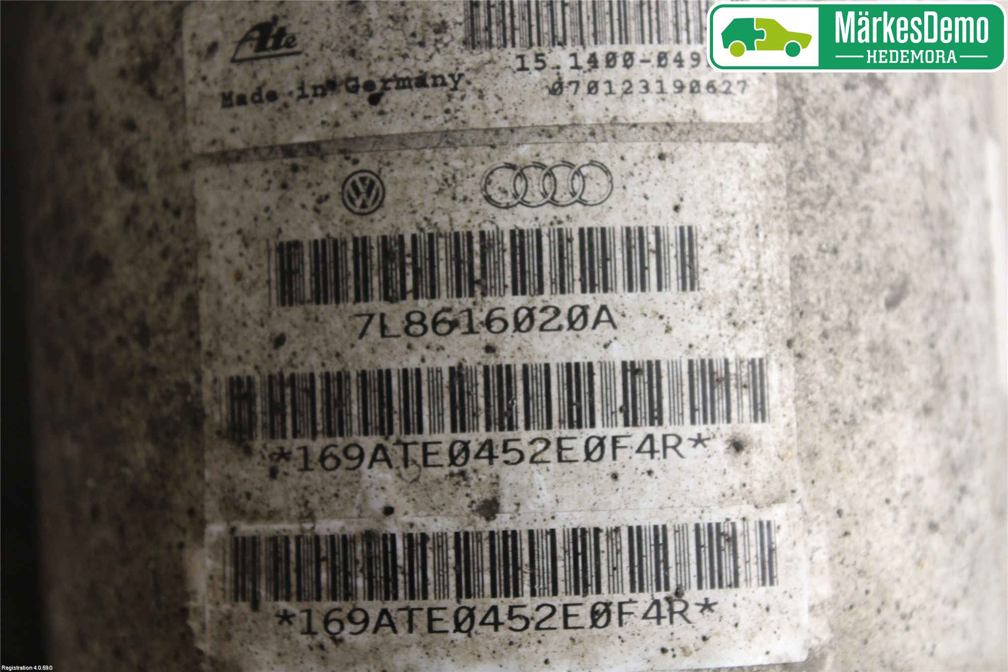 Audi Q7/SQ7 Nivå-Luftfjädring Bälg