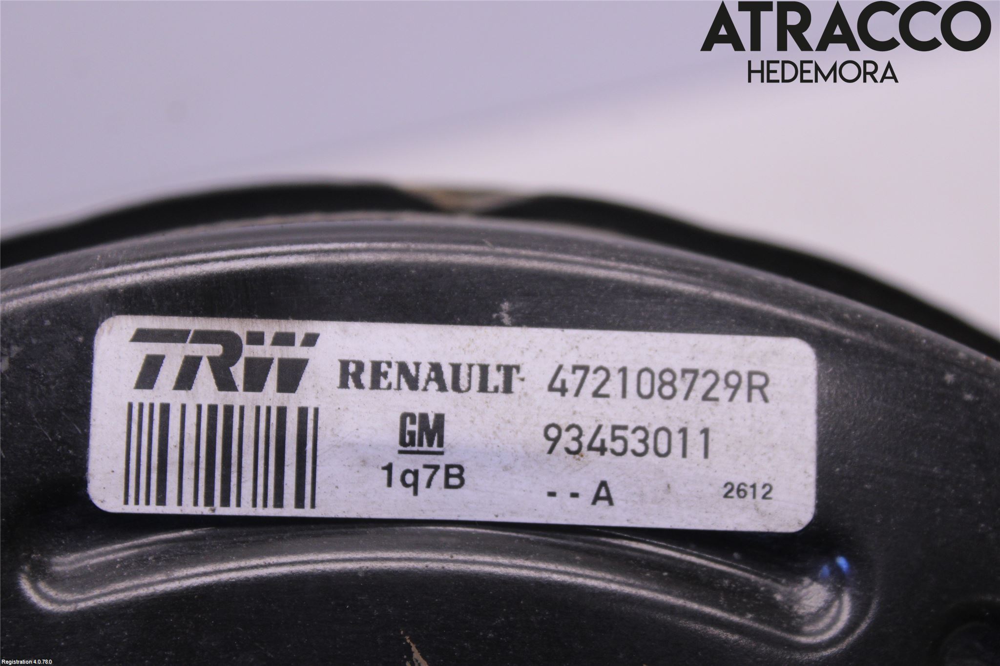 Opel VIVARO 15-19 Bromsservo