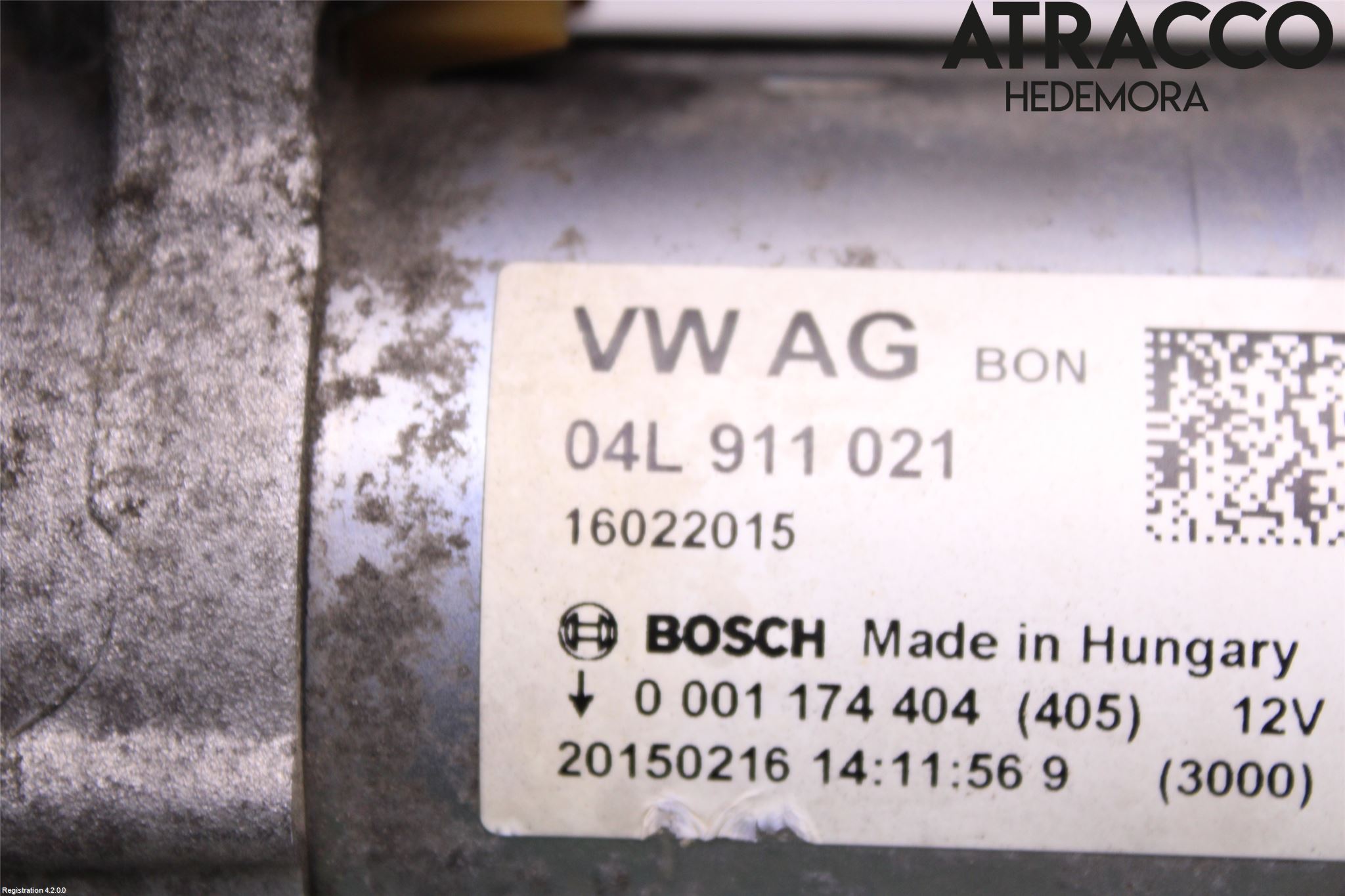 Audi A4 12-15 Startmotor Diesel