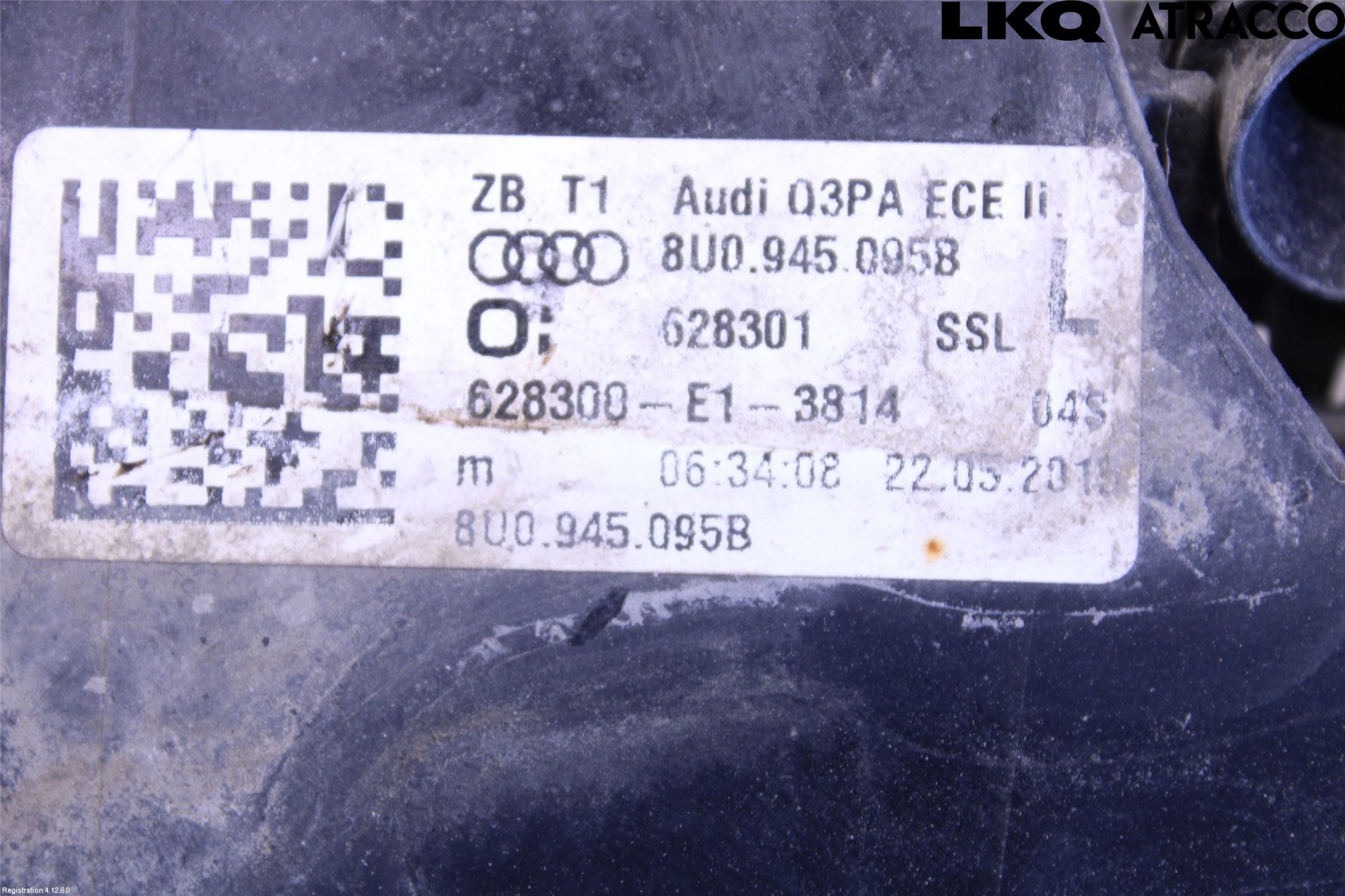 Audi Q3 8U 12-18 Dimljus/Reflex Bak