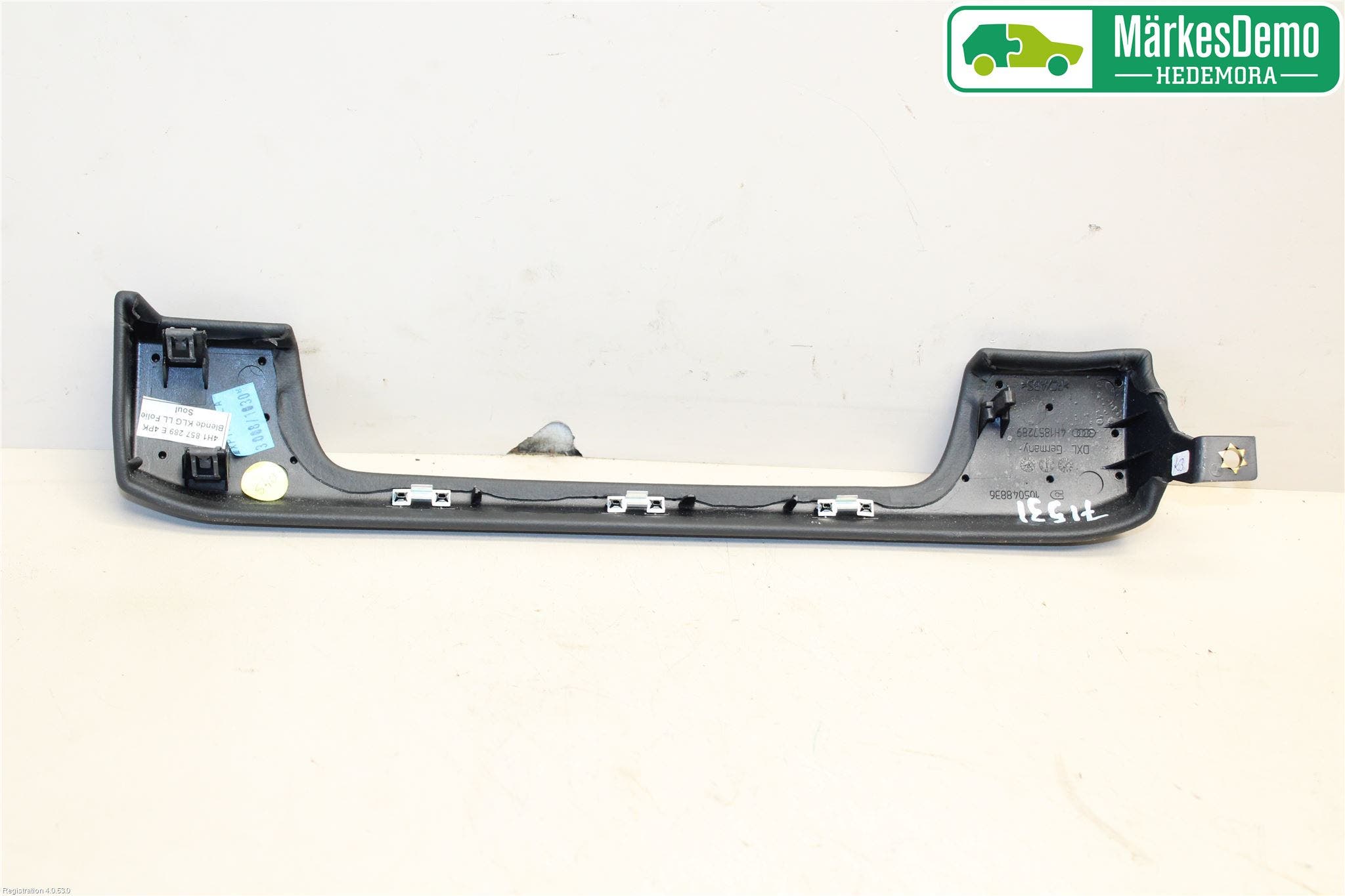 Audi A8/S8 4H 10-17 Instrumentbräda Inlägg-Dekorlist