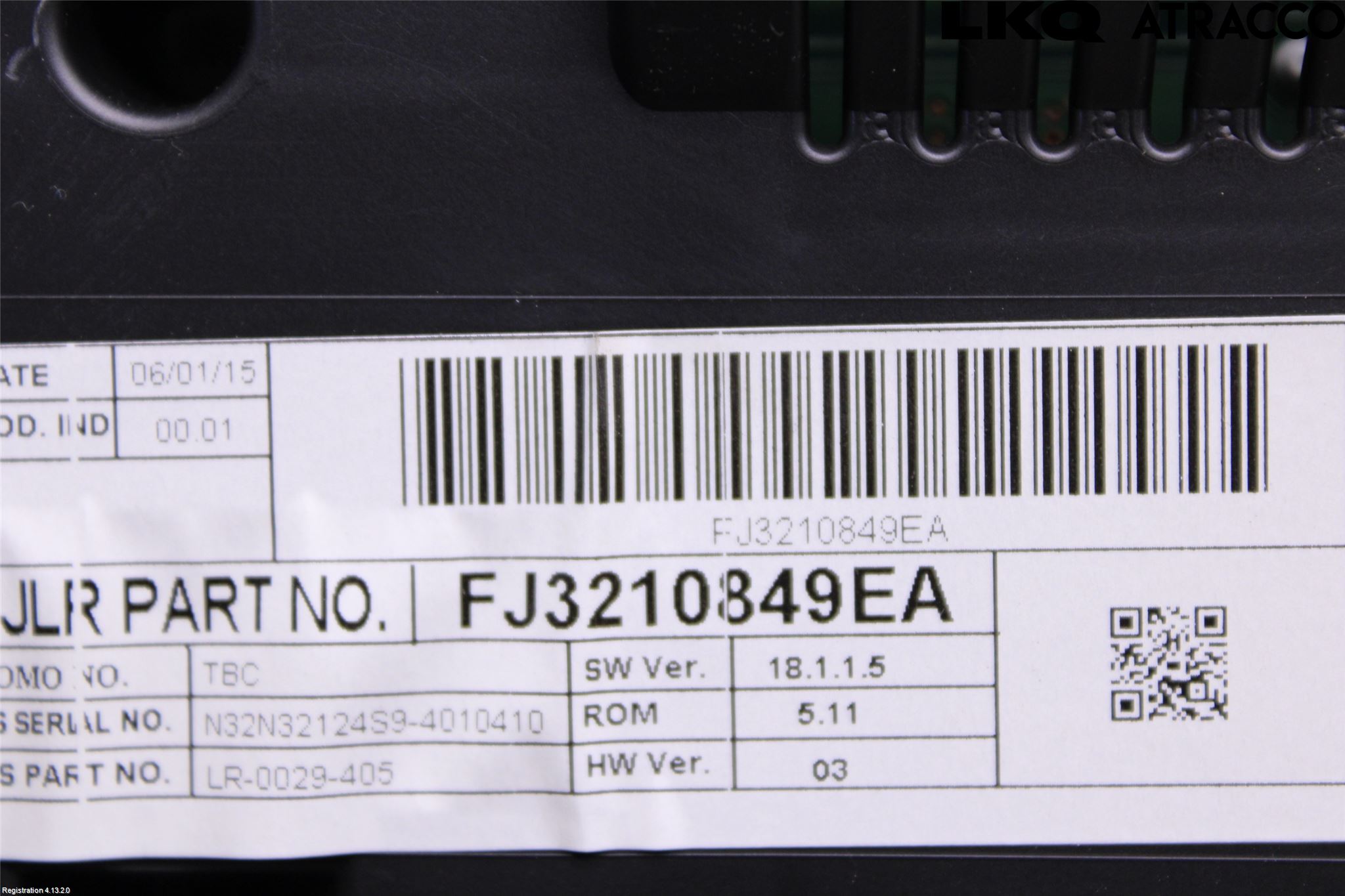 Landrover LAND ROVER RANGE ROVER EVOQUE (L538) 11-18 Instrument Komb