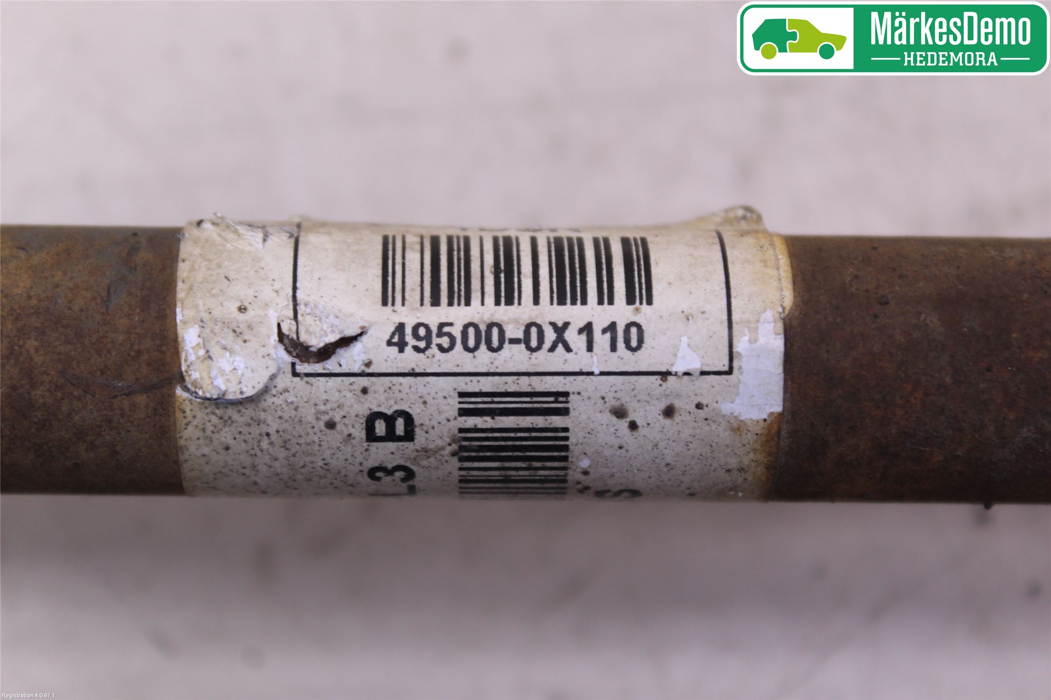 Hyundai i10 PA 08-13 Drivaxel Fram Höger