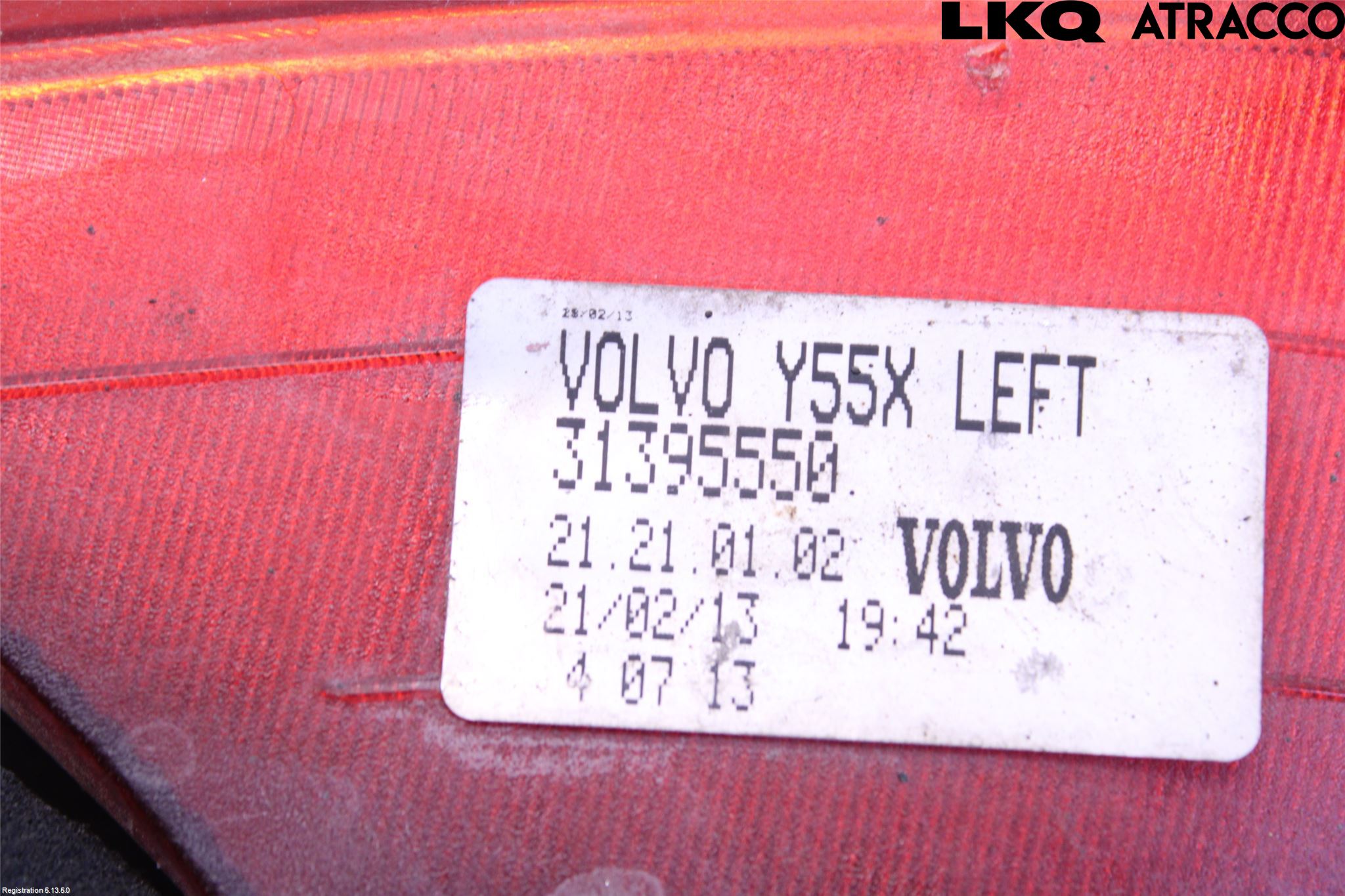 Volvo V40 CROSS COUNTRY 13-19 Dimljus/Reflex Bak