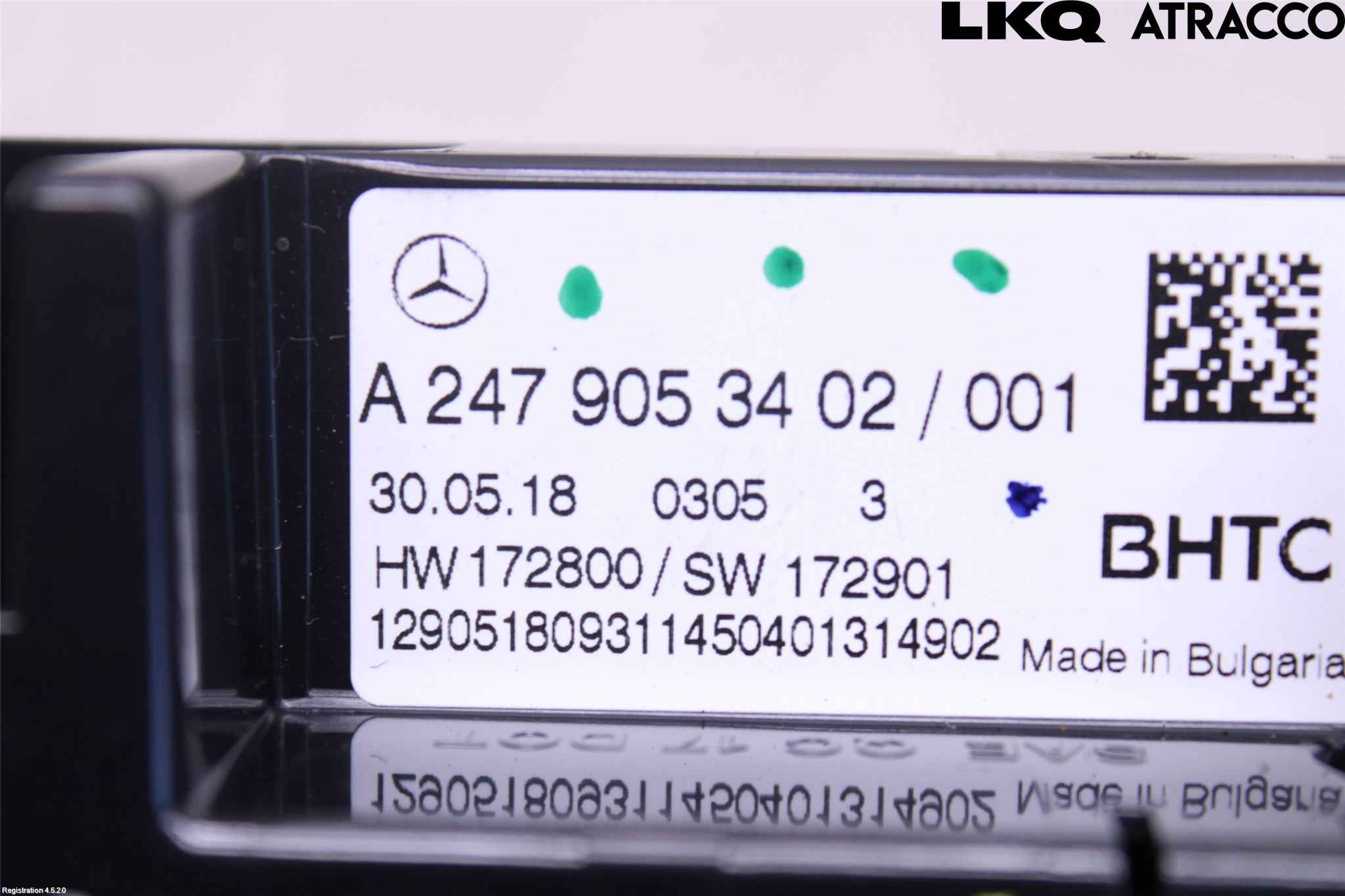 Mercedes-Benz MB A-KLASS (W177) 18- Ac Styrenhet Ac Manöveren