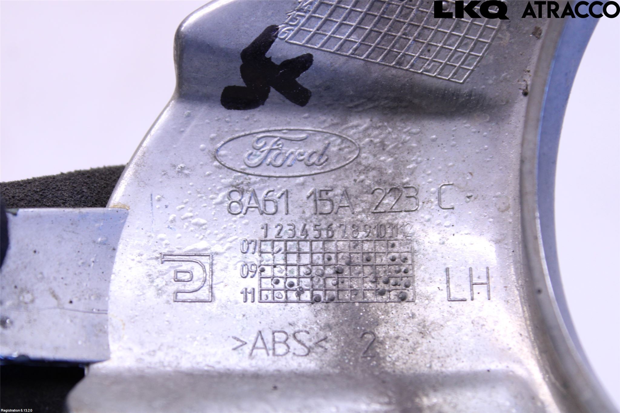 Ford FIESTA 09-12 Dimljussarg Fram