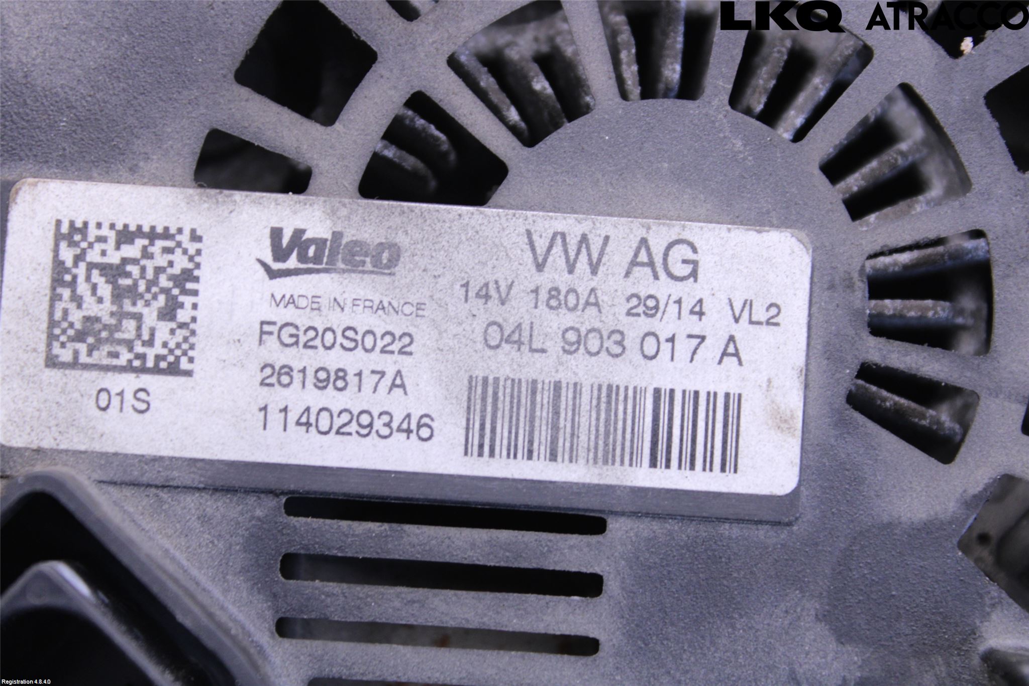 Audi Q5 09-16 Generator