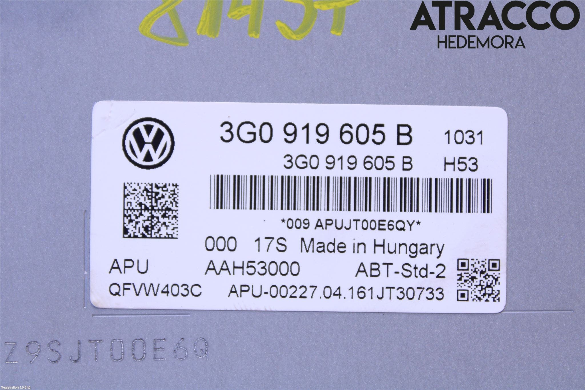Volkswagen VW PASSAT 15-19 Cd Radio - Multimediapanel