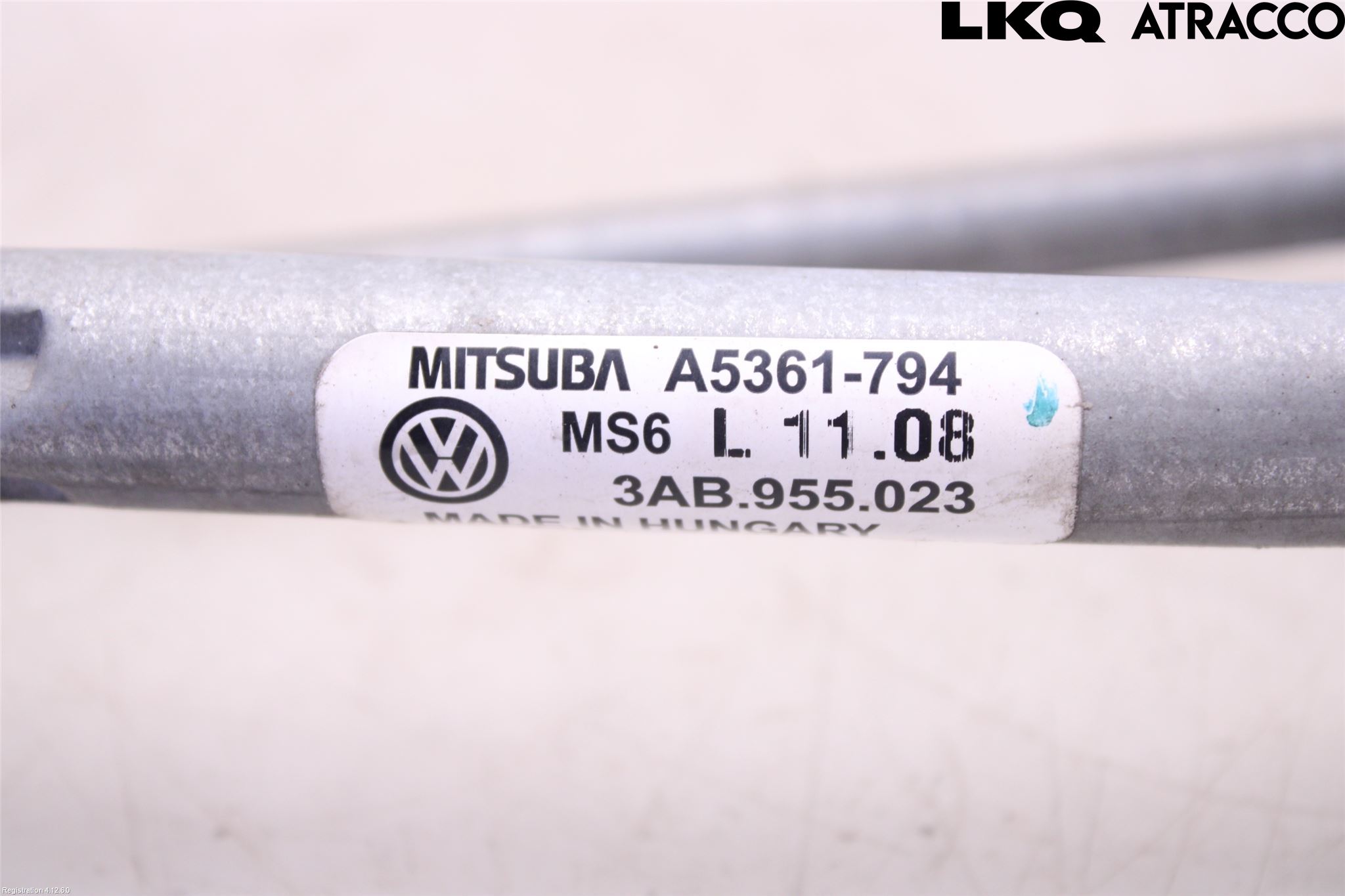Volkswagen VW PASSAT 11-14 Torkarmotor Vindruta