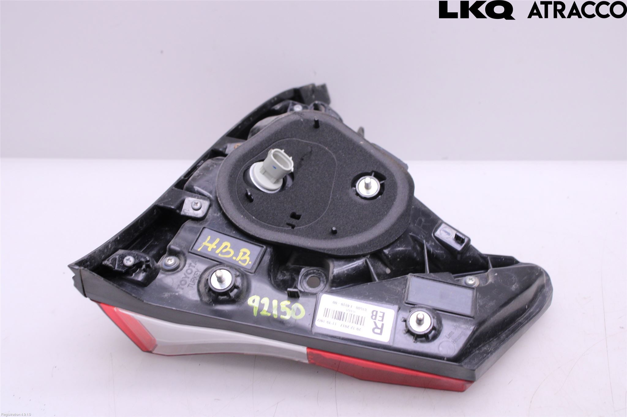 Toyota C-HR 16-23 Bakljus Lucka Hö