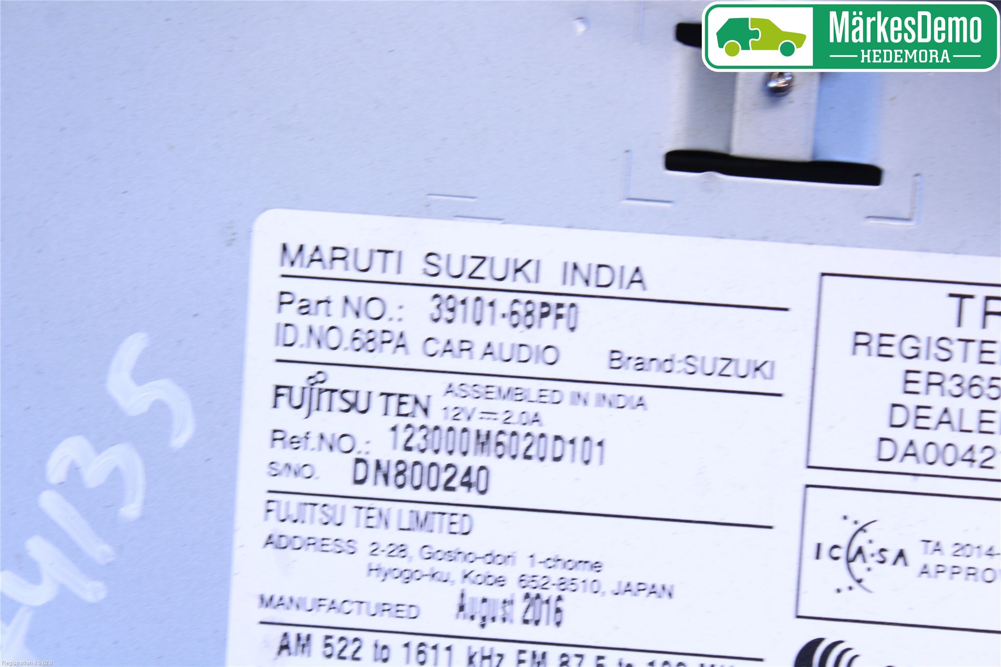 Suzuki BALENO 95-19 Cd Radio - Multimediapanel