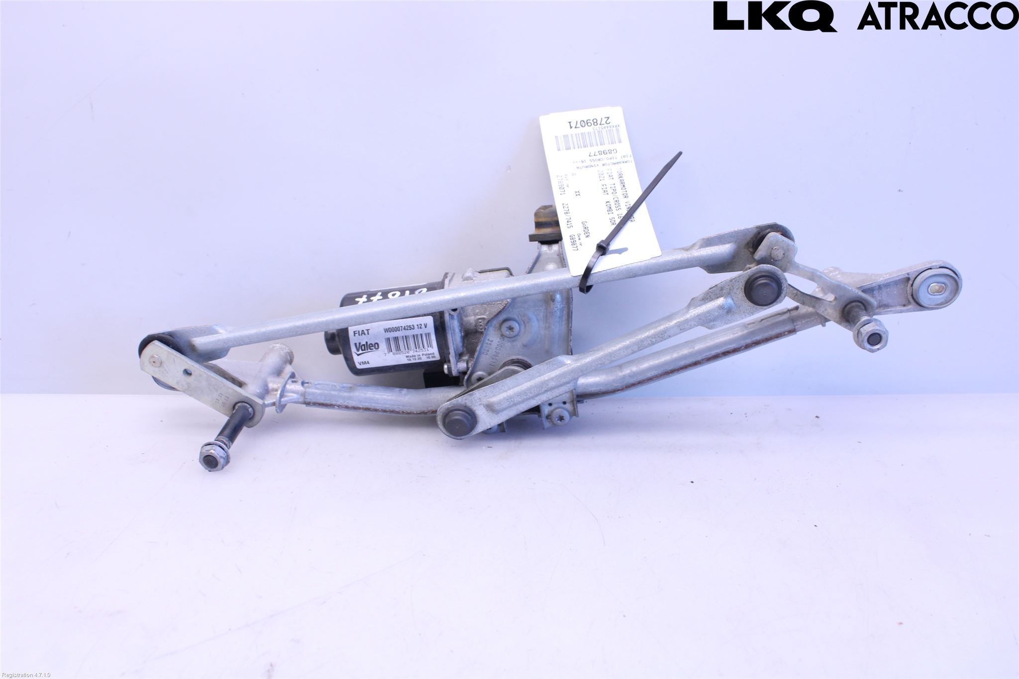 Fiat TIPO/CROSS 16- Torkarmotor Vindruta