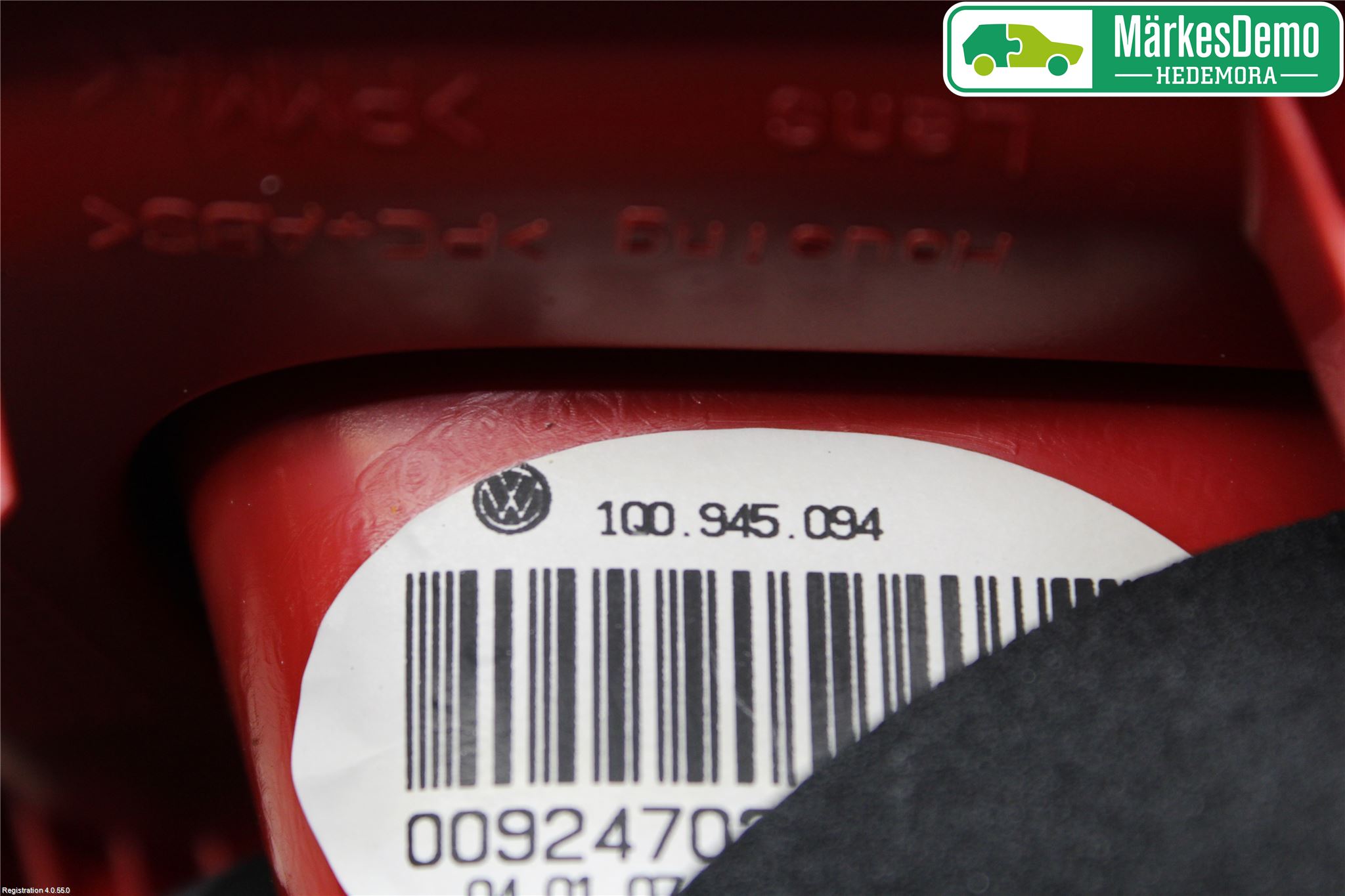 Volkswagen VW EOS  06-10 Bakljus Lucka Hö