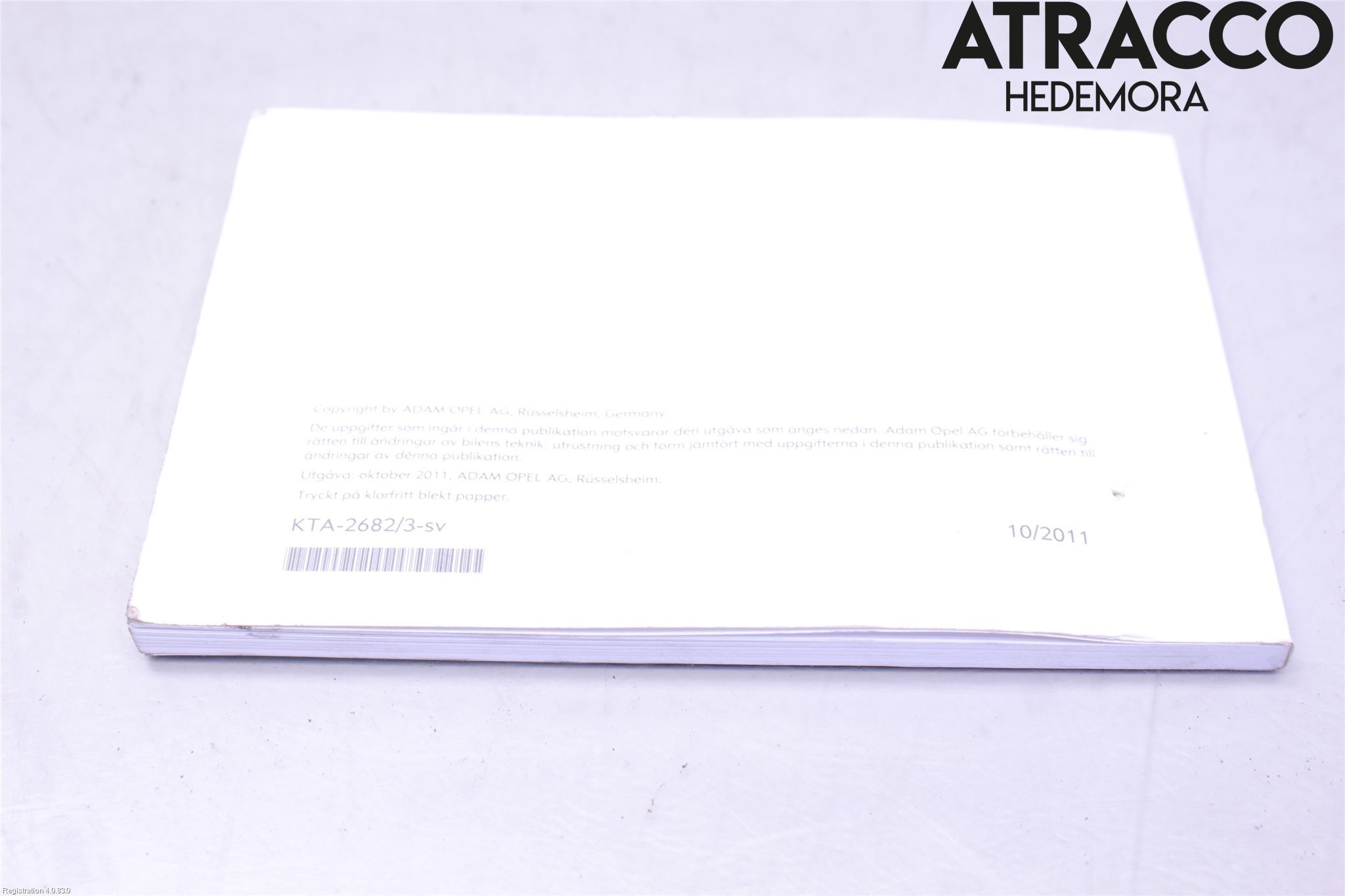 Opel VIVARO 01-14 Instruktionsbok