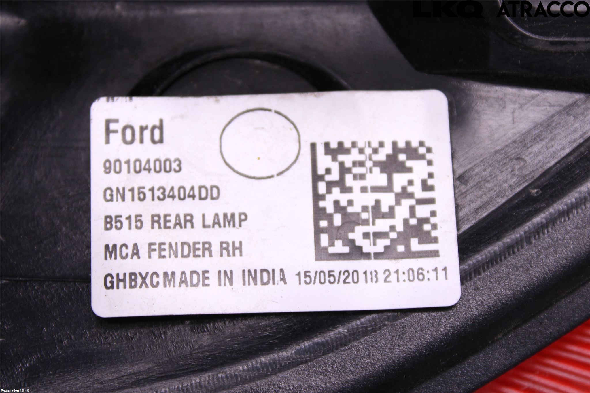 Ford ECOSPORT 17- Bakljus Höger