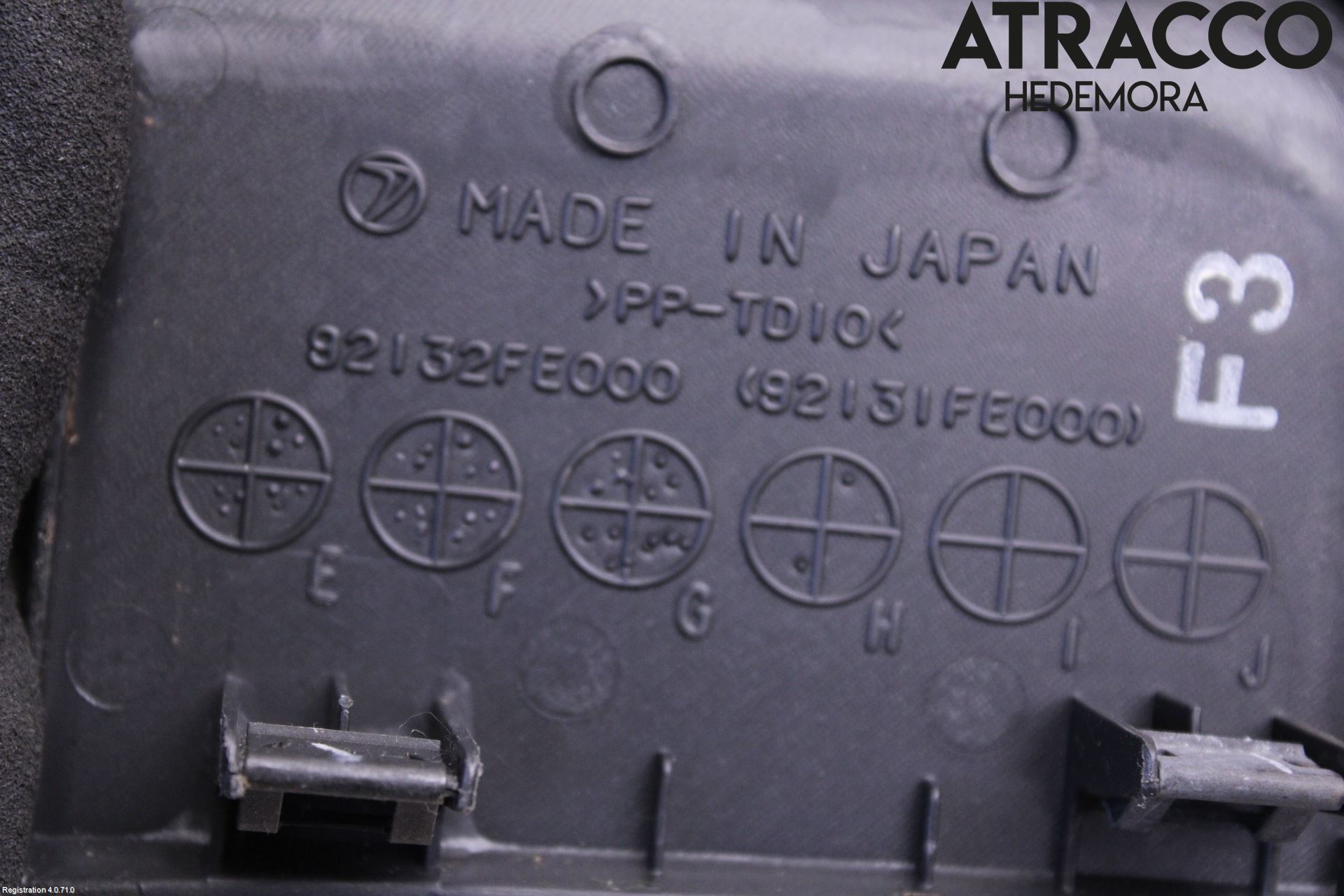 Subaru IMPREZA II  03-05 Inr Tunnelfack