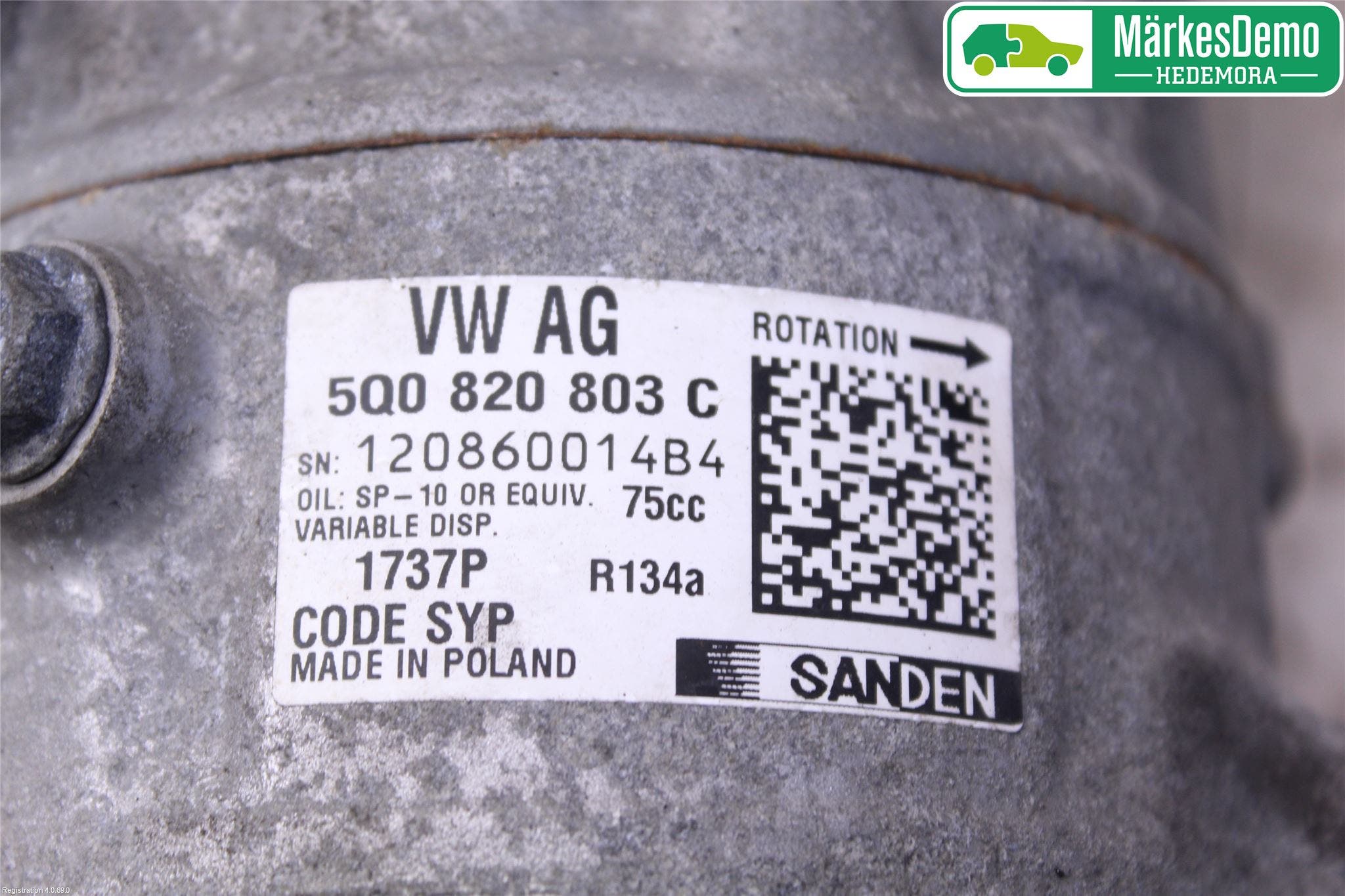 Audi A3/S3 8V 13-20 Ac Kompressor