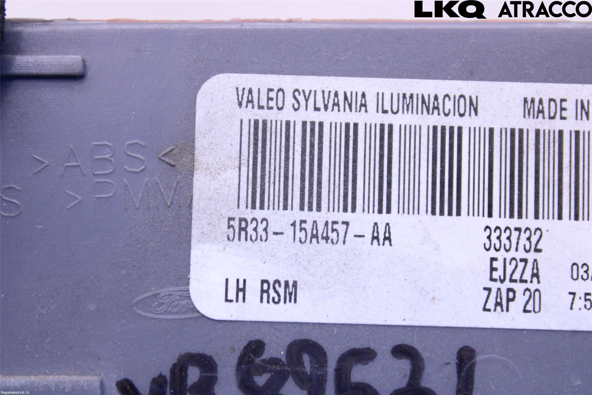 Ford MUSTANG V 05-14 Dimljus/Reflex Bak