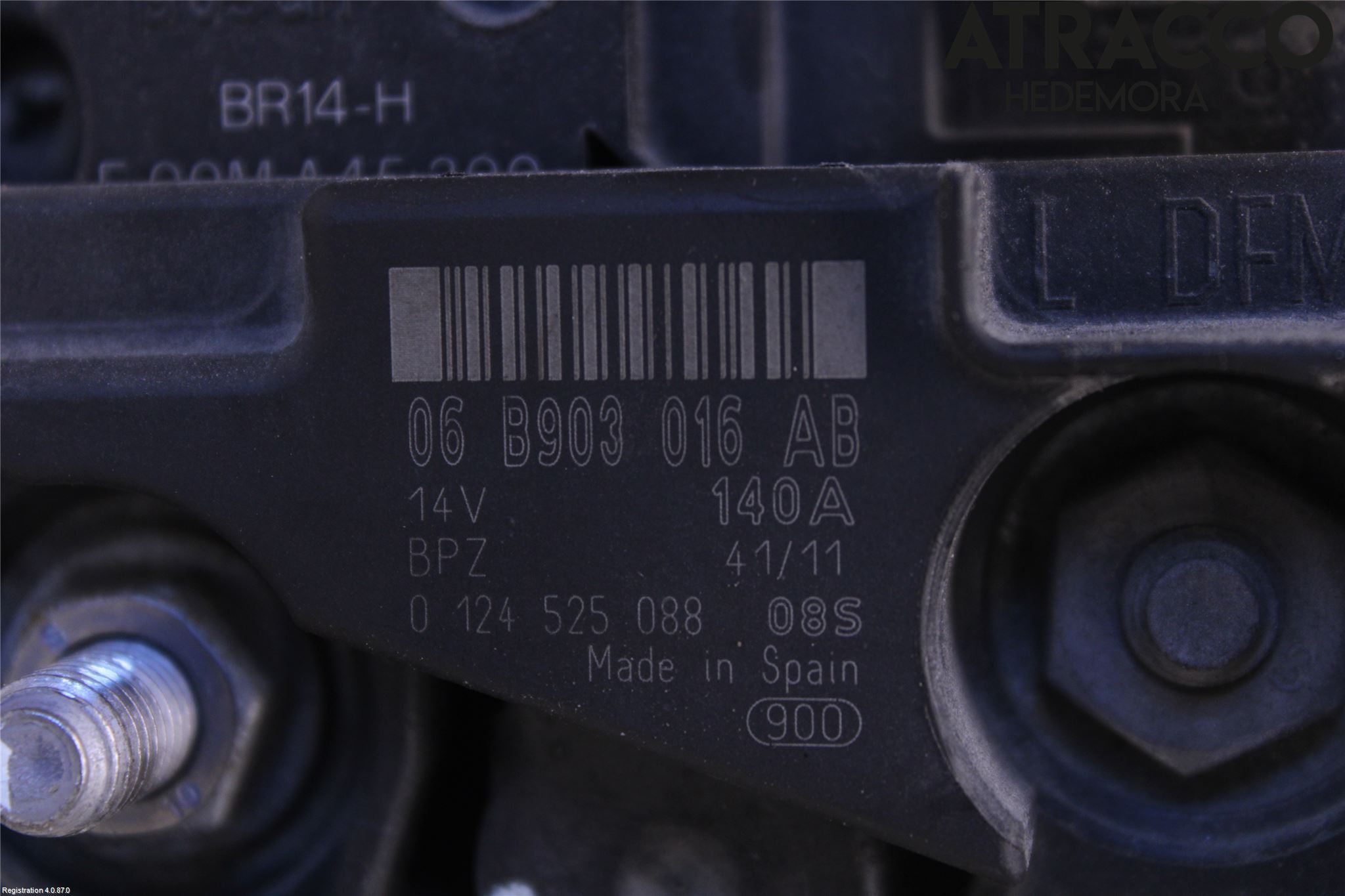 Volkswagen VW TIGUAN 07-16 Generator