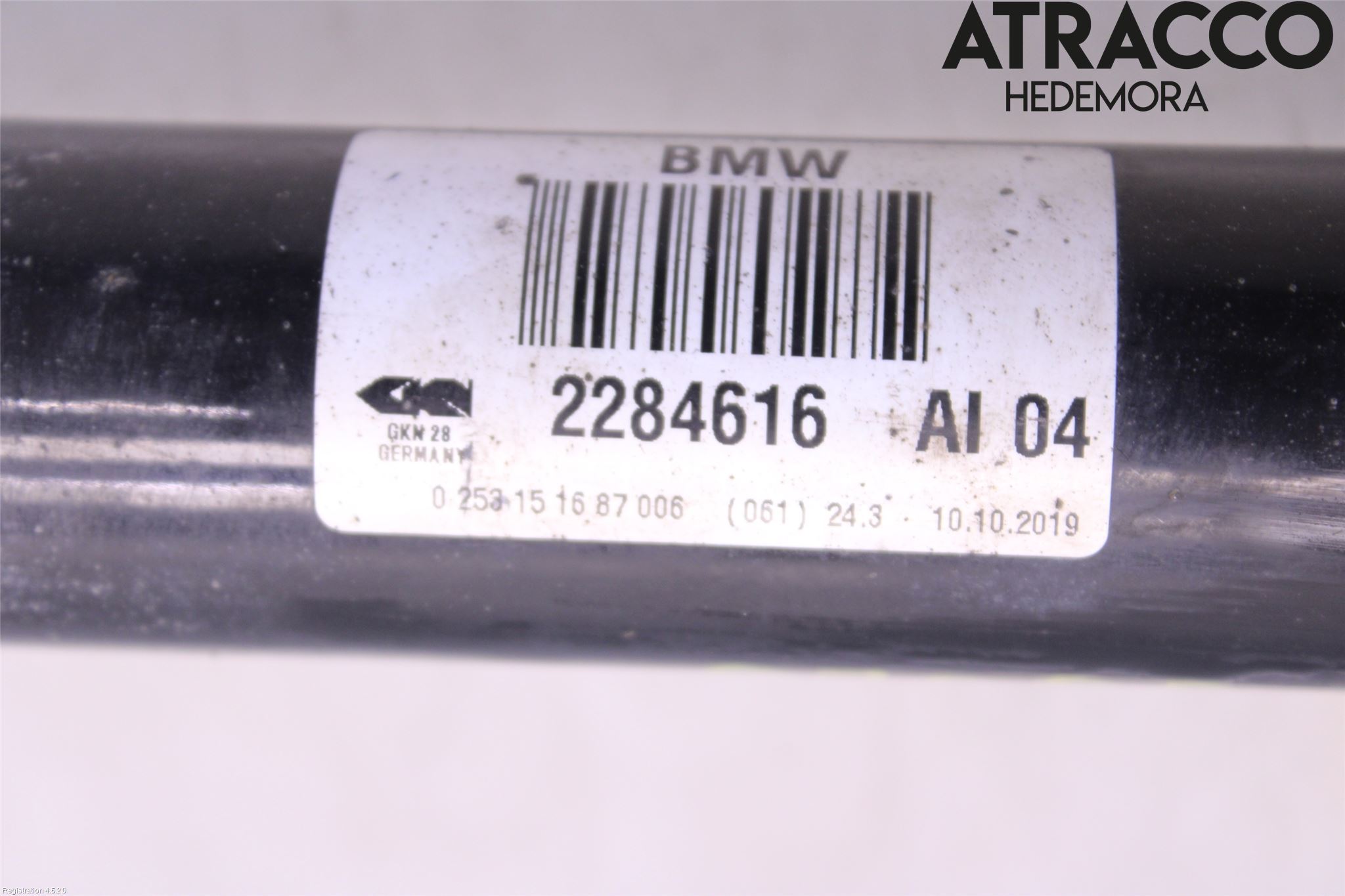 BMW 2 F22/F23/F87 Coupé/Cab 13-21 Drivaxel Bak Höger