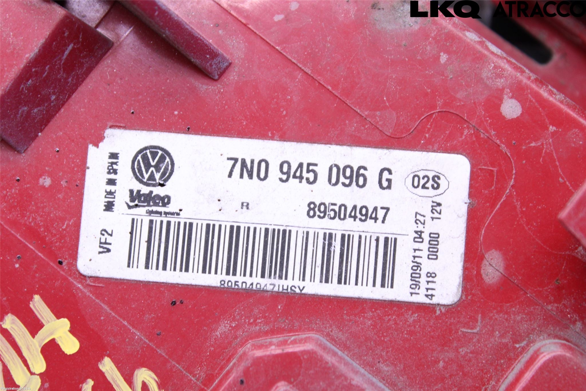 Volkswagen VW SHARAN 11- Bakljus Höger