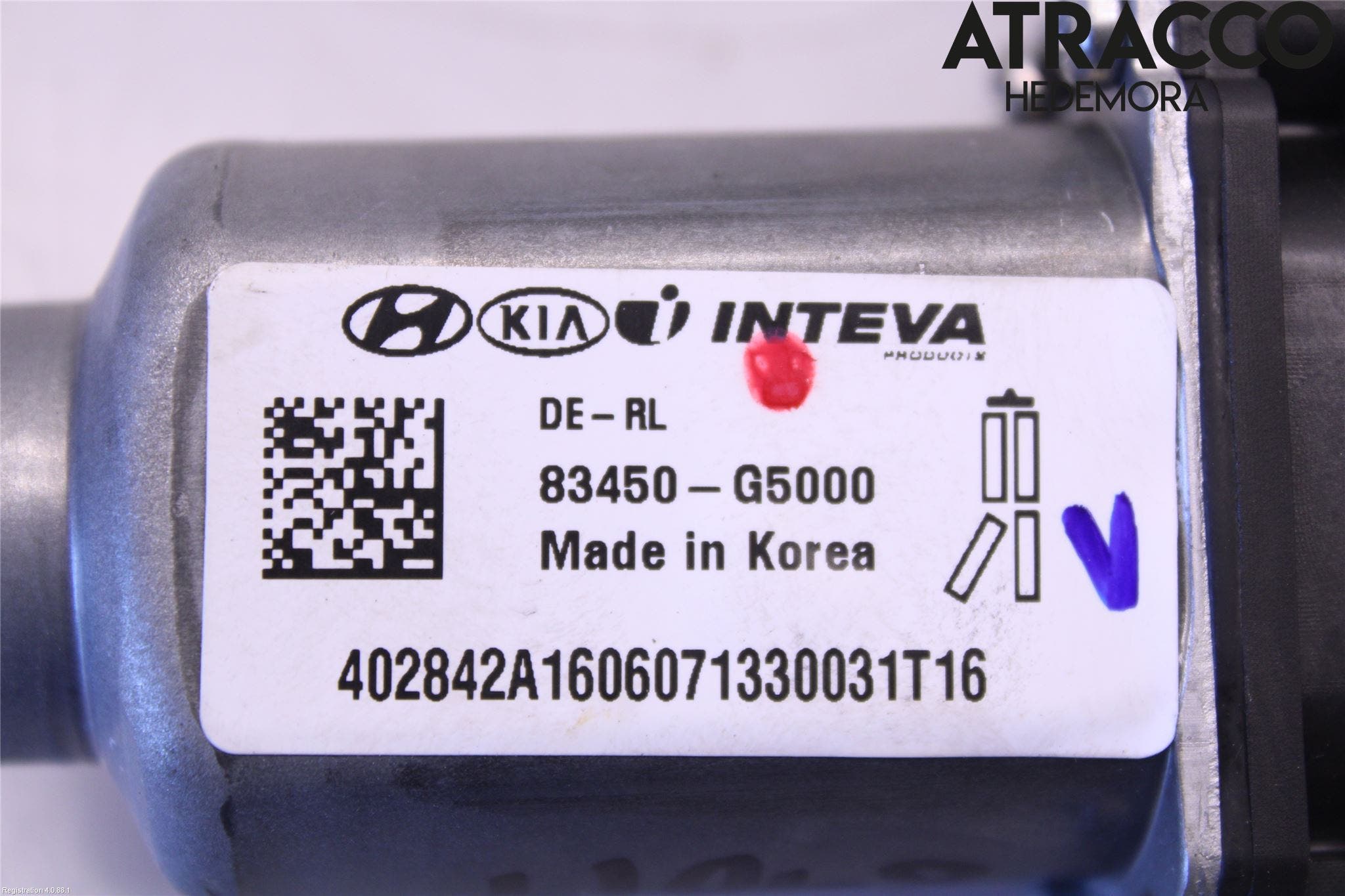 Kia NIRO (DE) 17-22 Fönsterhissmotor