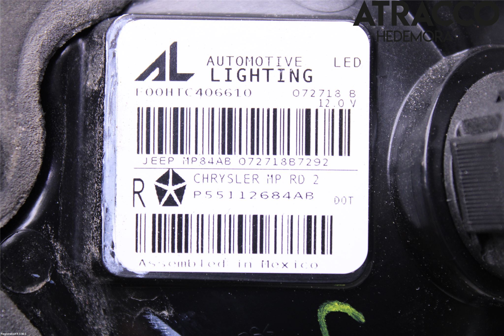 Jeep COMPASS Bakljus Lucka Hö