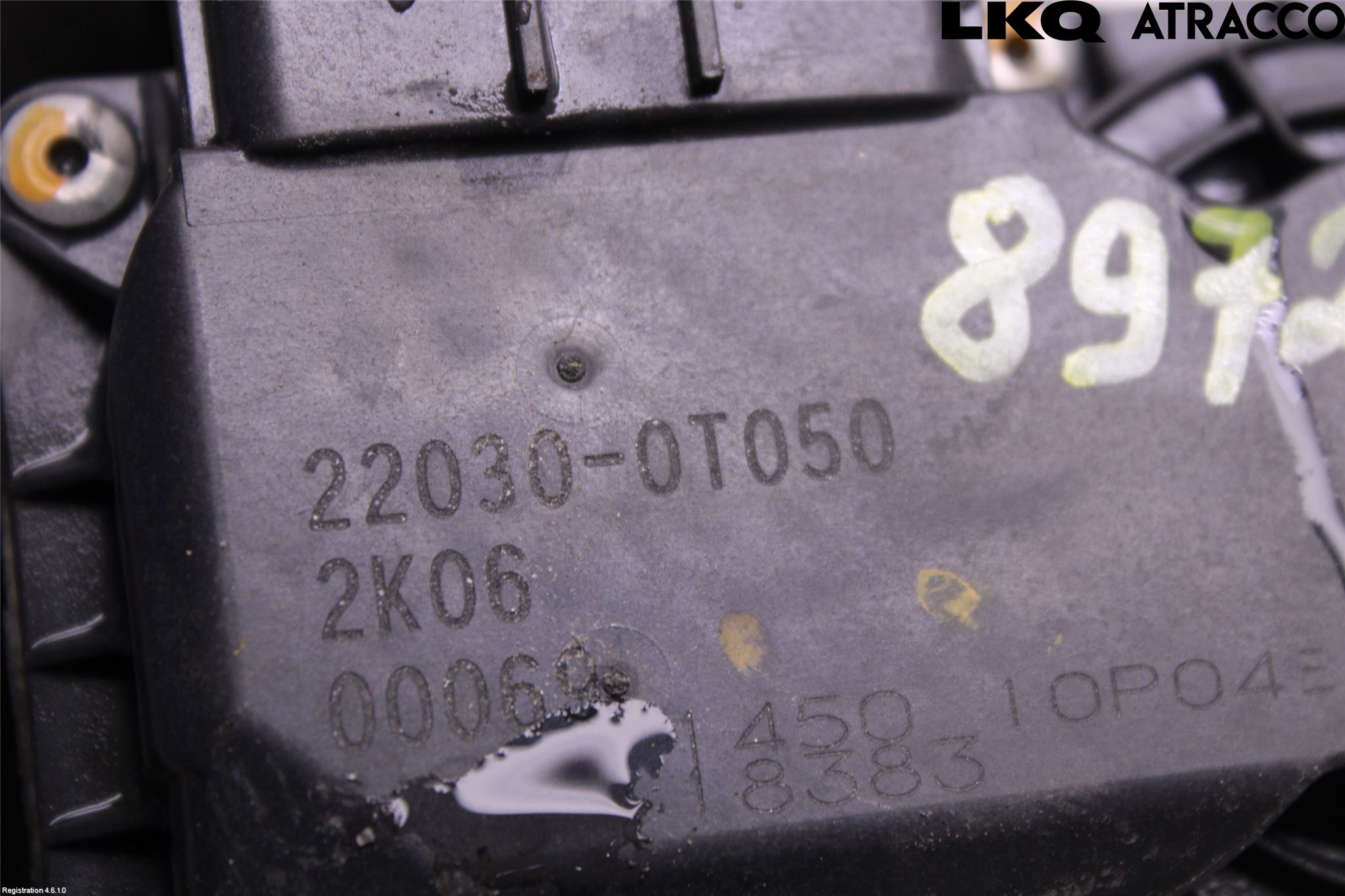 Toyota VERSO 09-18 Injspjällhus