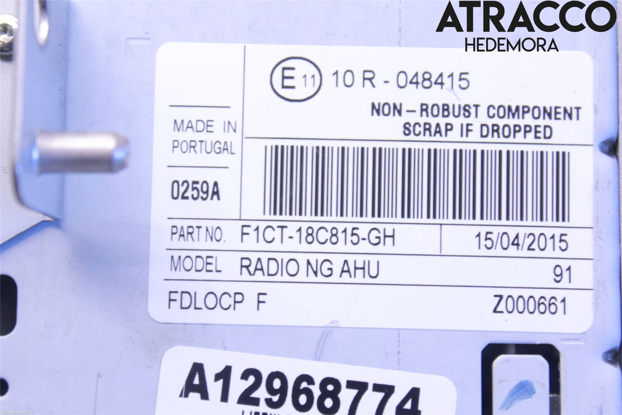 Ford C-MAX ll 15-19 Cd Radio - Multimediapanel