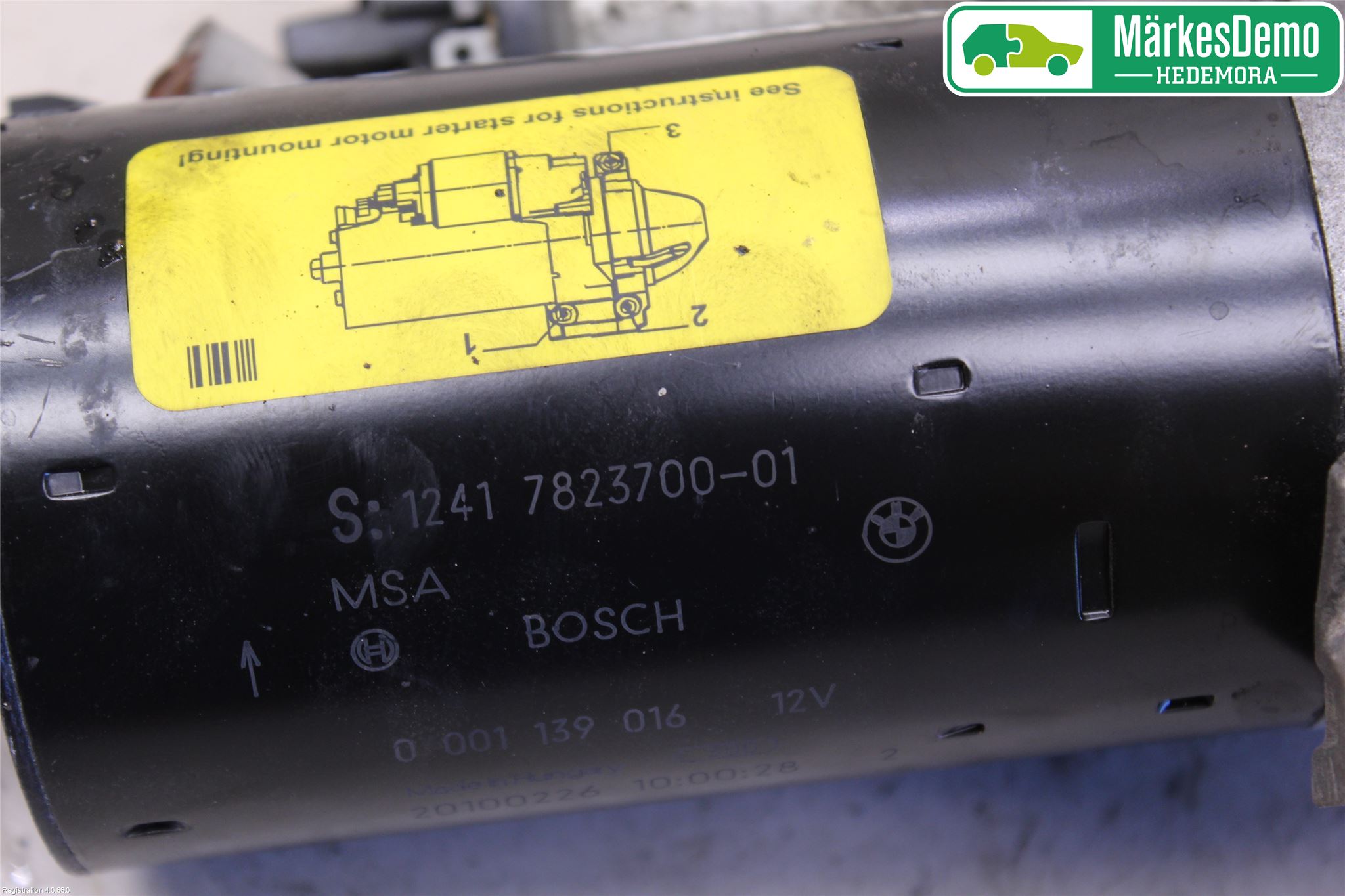 BMW X1 E84 10-15 Startmotor Diesel